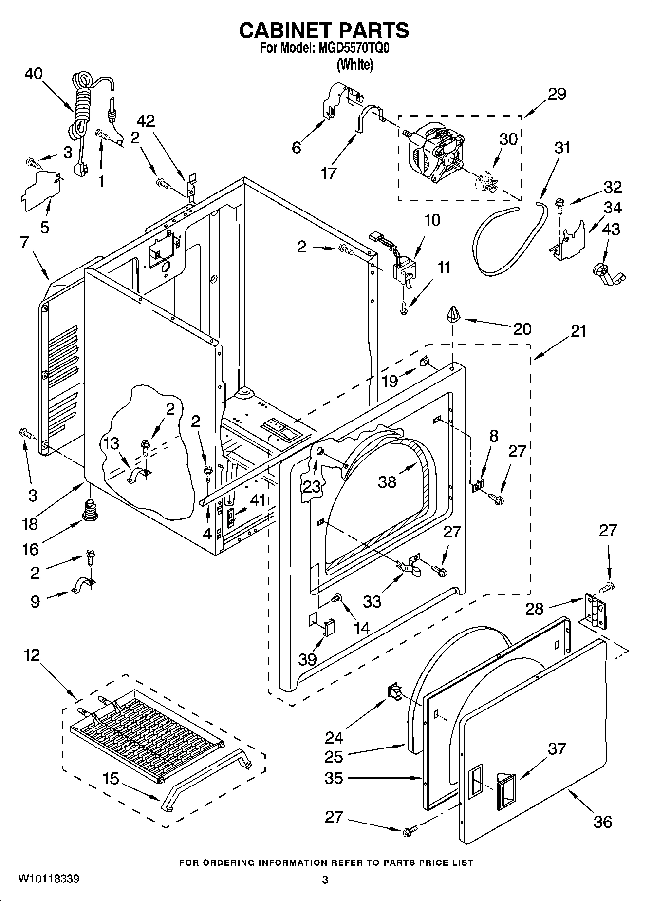 02 - CABINET PARTS