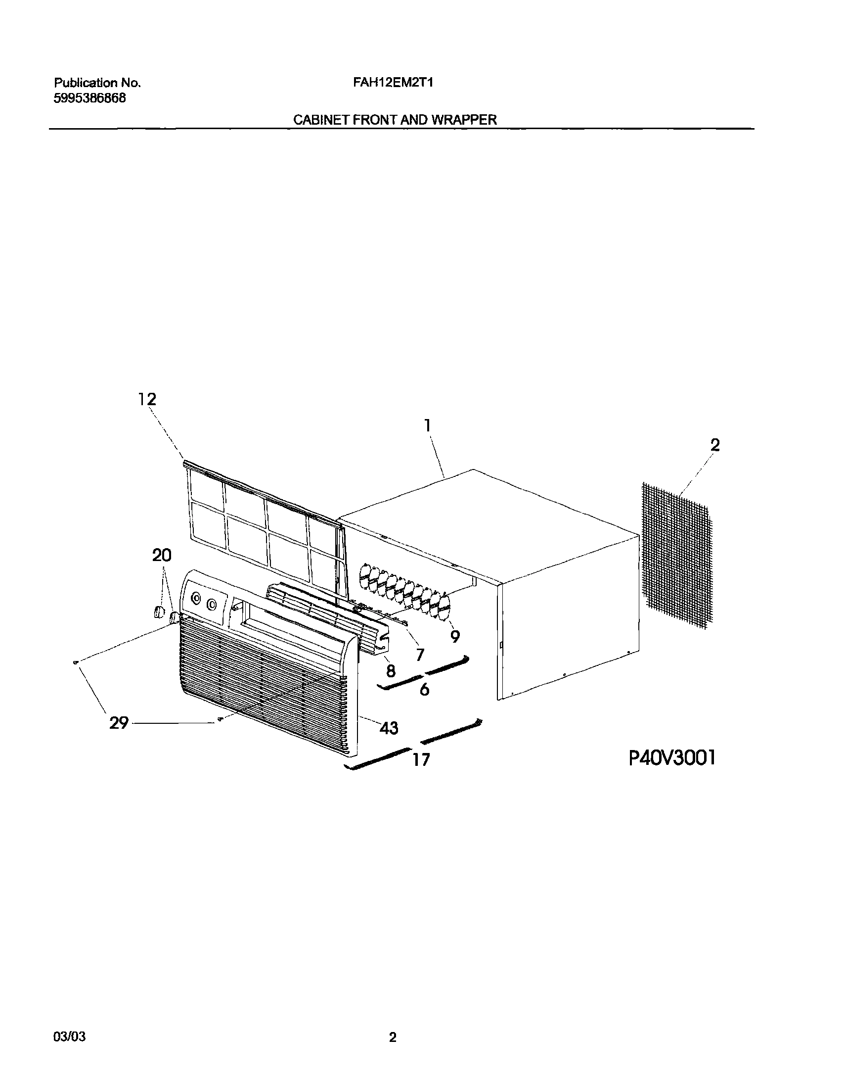 03 - CABINET FRONT AND WRAPPER