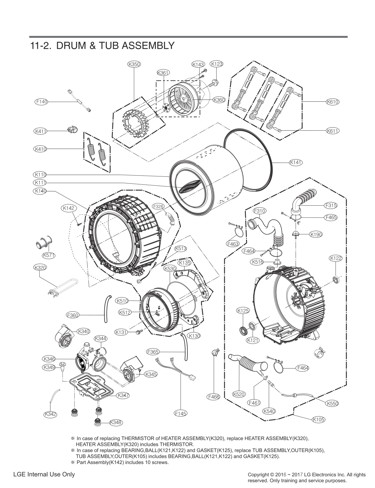 DRUM & TUB ASSEMBLY
