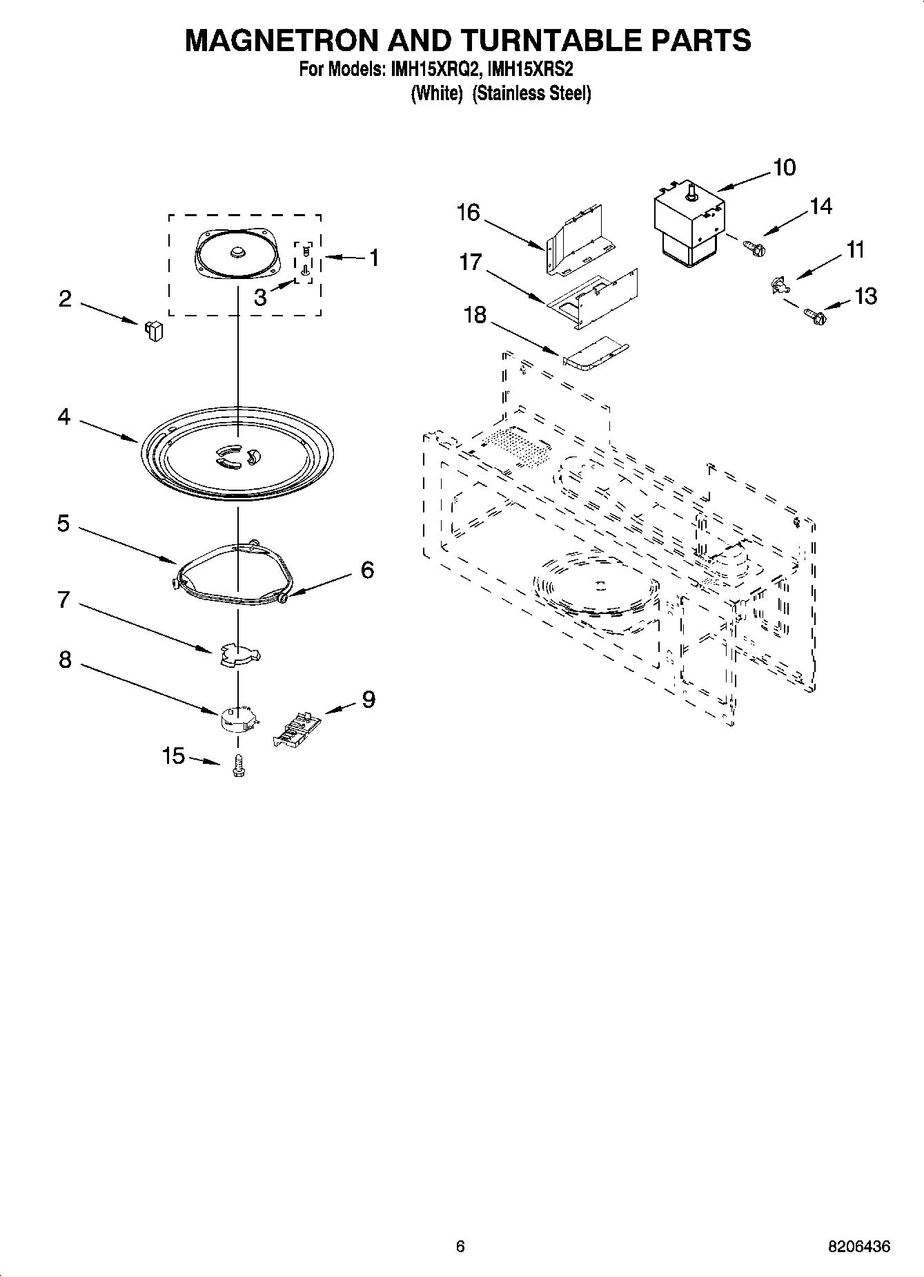 05 - MAGNETRON AND TURNTABLE PARTS