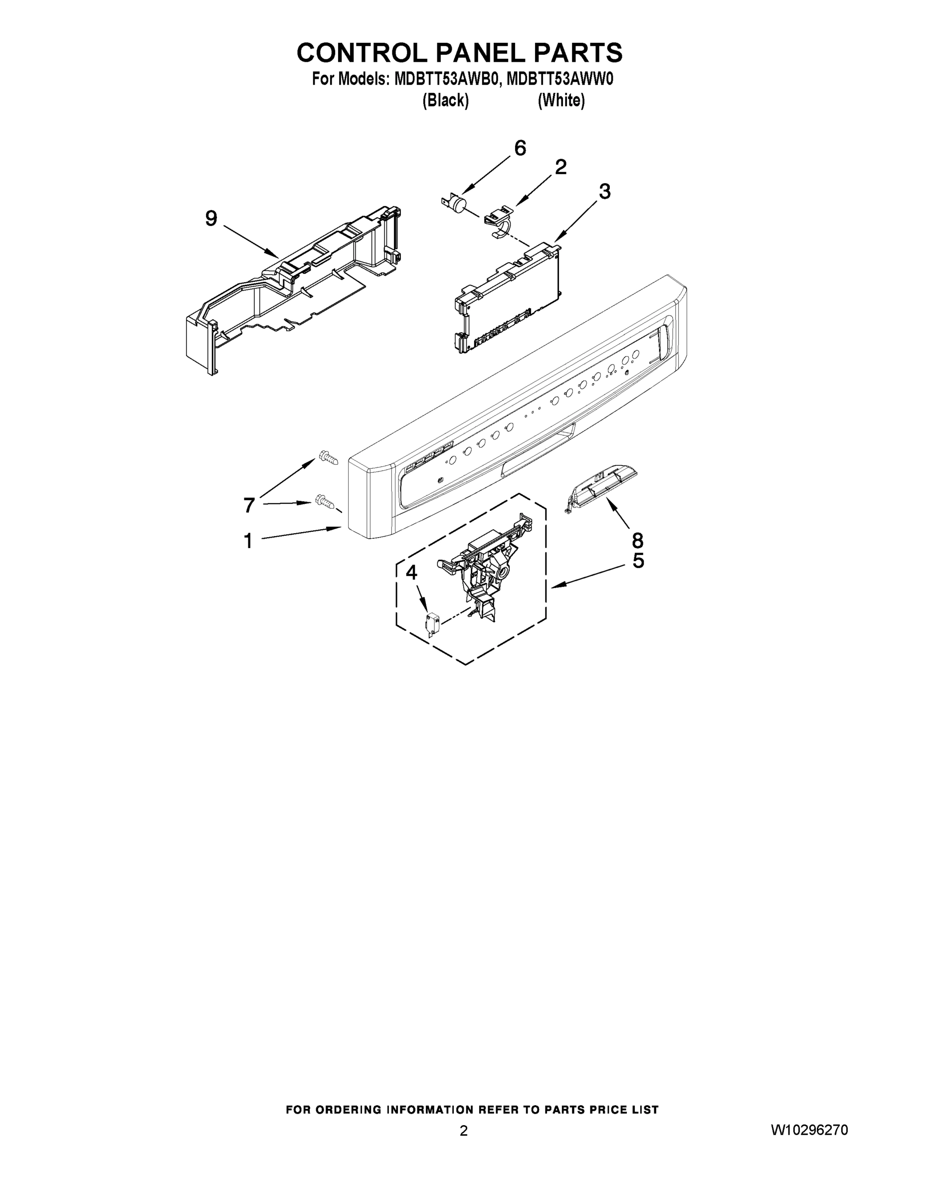 02 - CONTROL PANEL PARTS