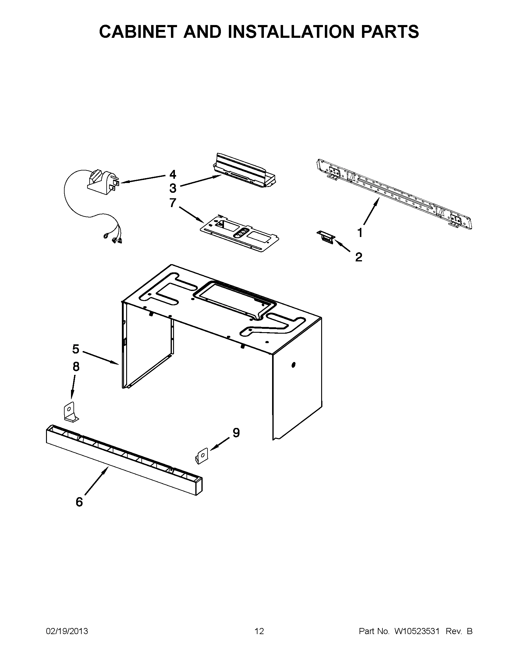 06 - CABINET AND INSTALLATION PARTS