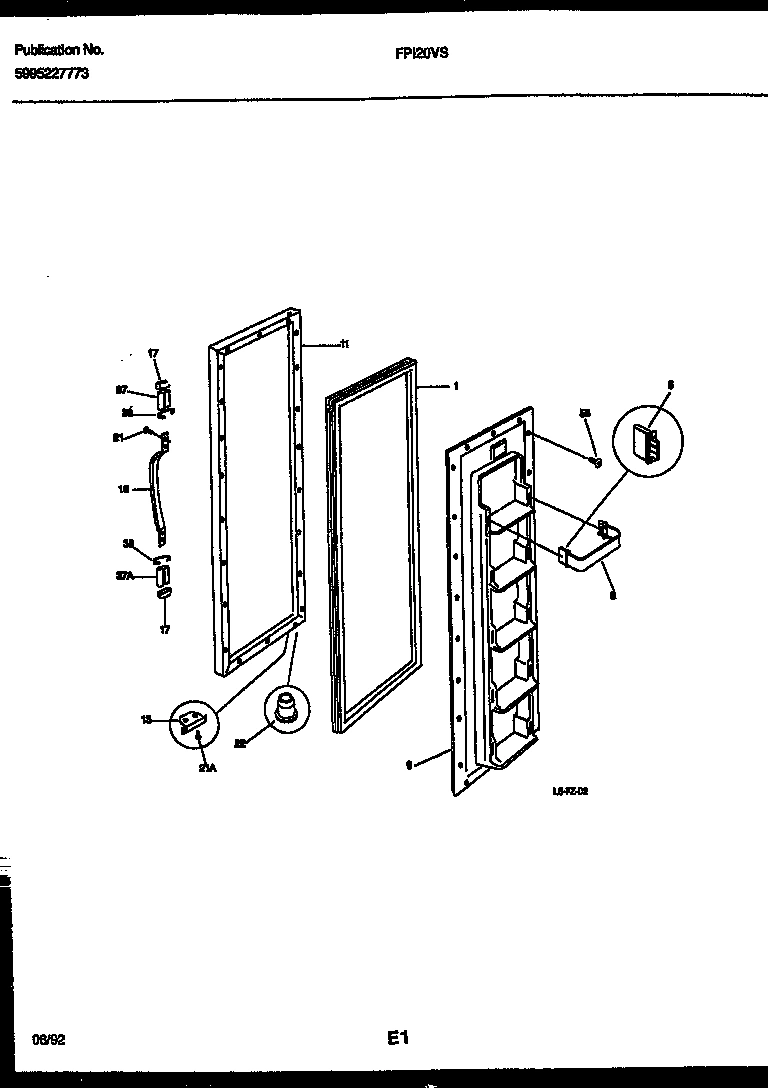 02 - FREEZER DOOR PARTS