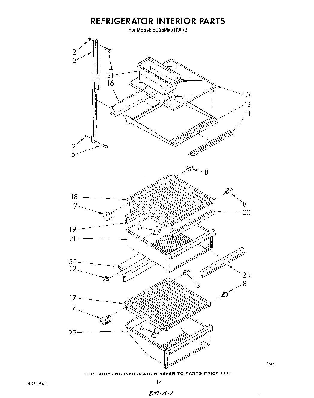 08 - REFRIGERATOR INTERIOR , LIT/OPTIONAL