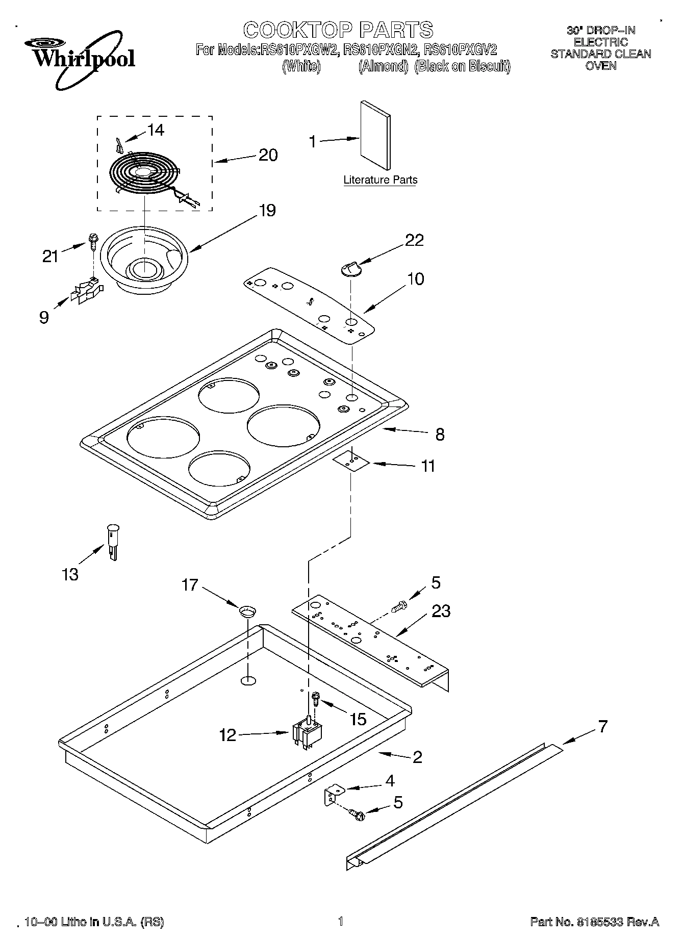 01 - COOKTOP, LITERATURE
