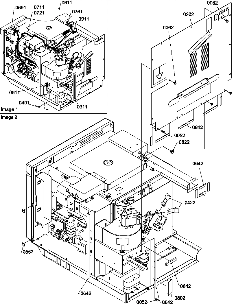 08 - REAR ACCESS PANEL ASSY