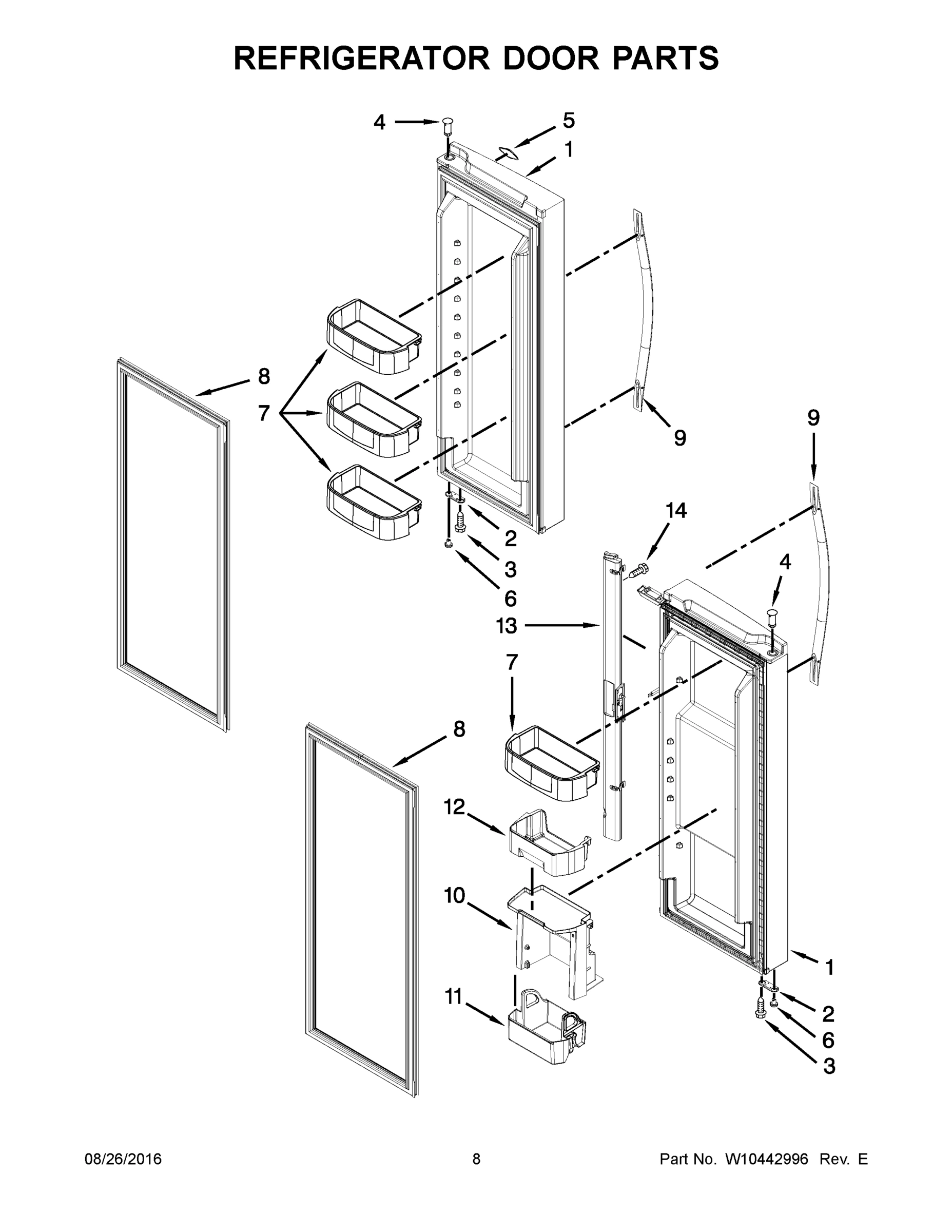 05 - REFRIGERATOR DOOR PARTS
