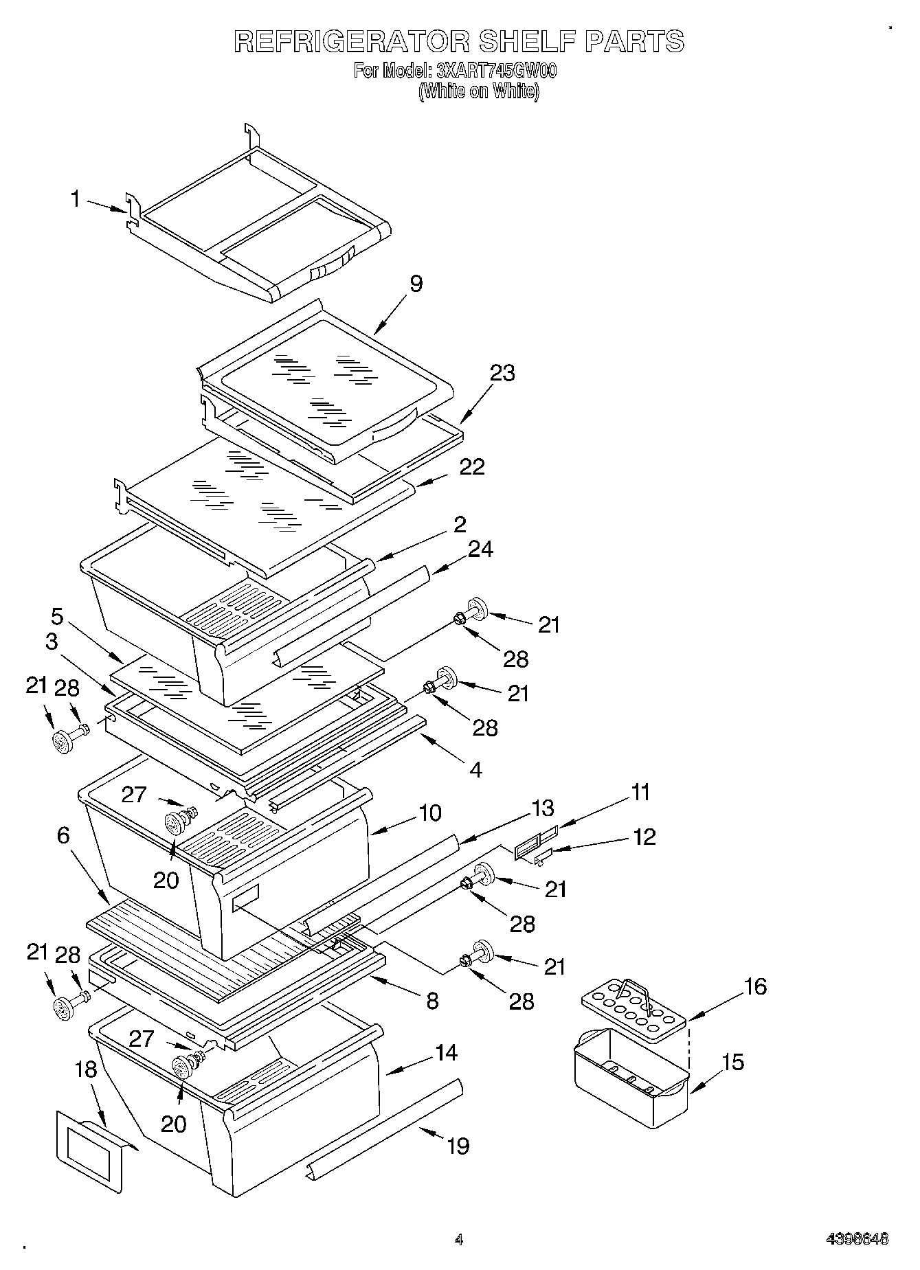 03 - REFRIGERATOR SHELF