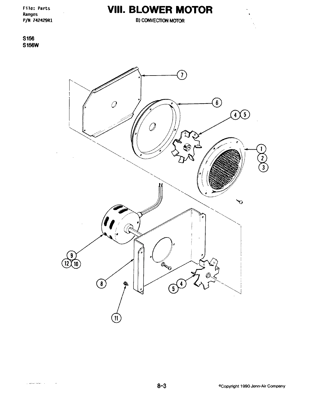 04 - BLOWER MOTOR-CONVECTION (S156W)