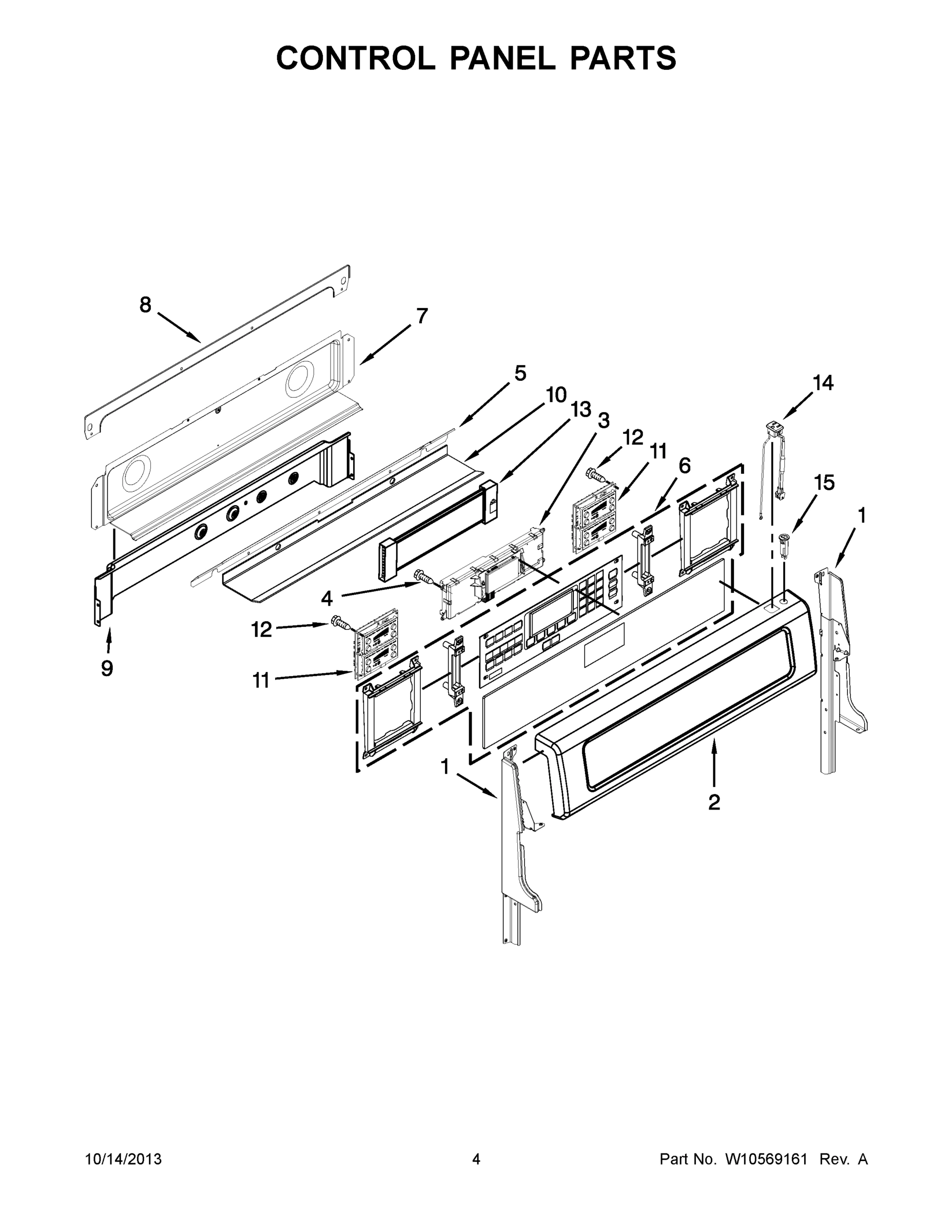 03 - CONTROL PANEL PARTS