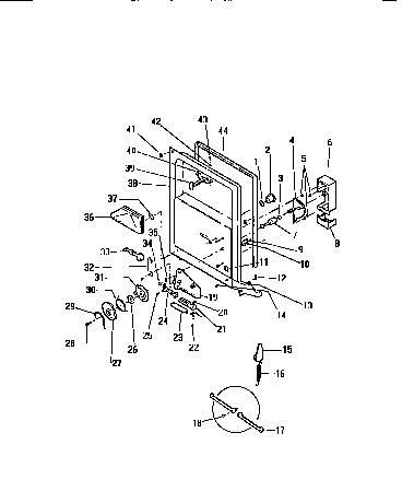 04 - DOOR-DISPENSER & INNER PANELS