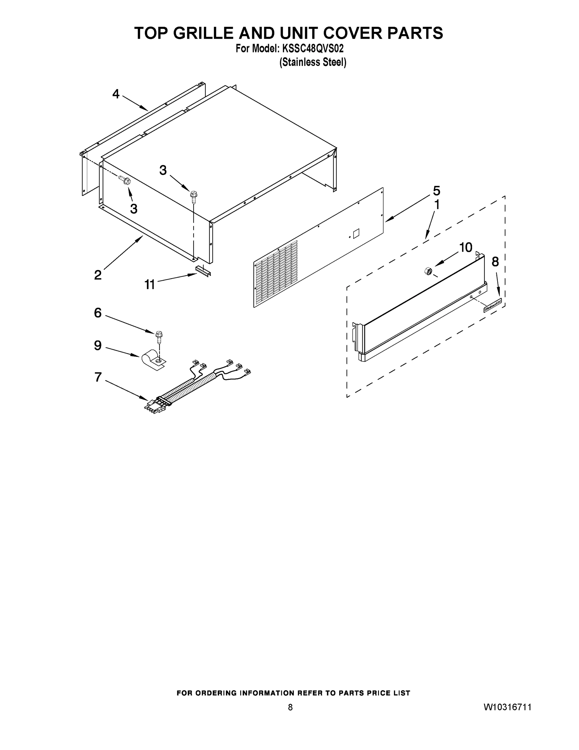06 - TOP GRILLE AND UNIT COVER PARTS
