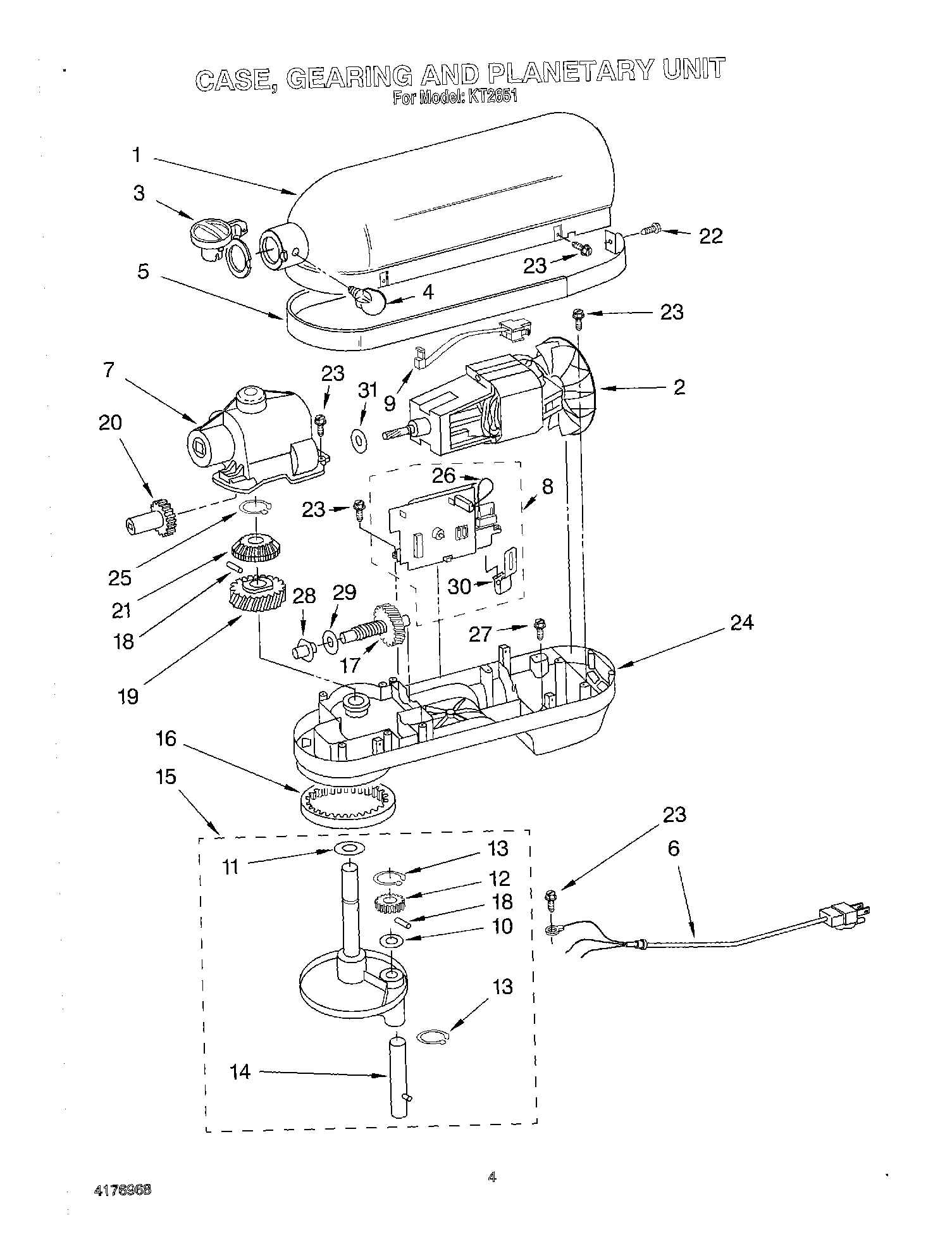 04 - CASE, GEARING AND PLANETARY UNIT