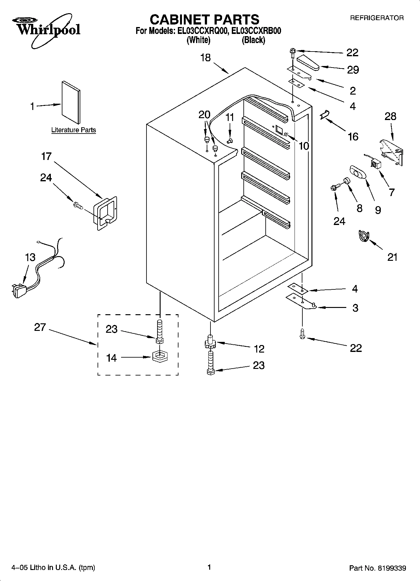 01 - CABINET PARTS