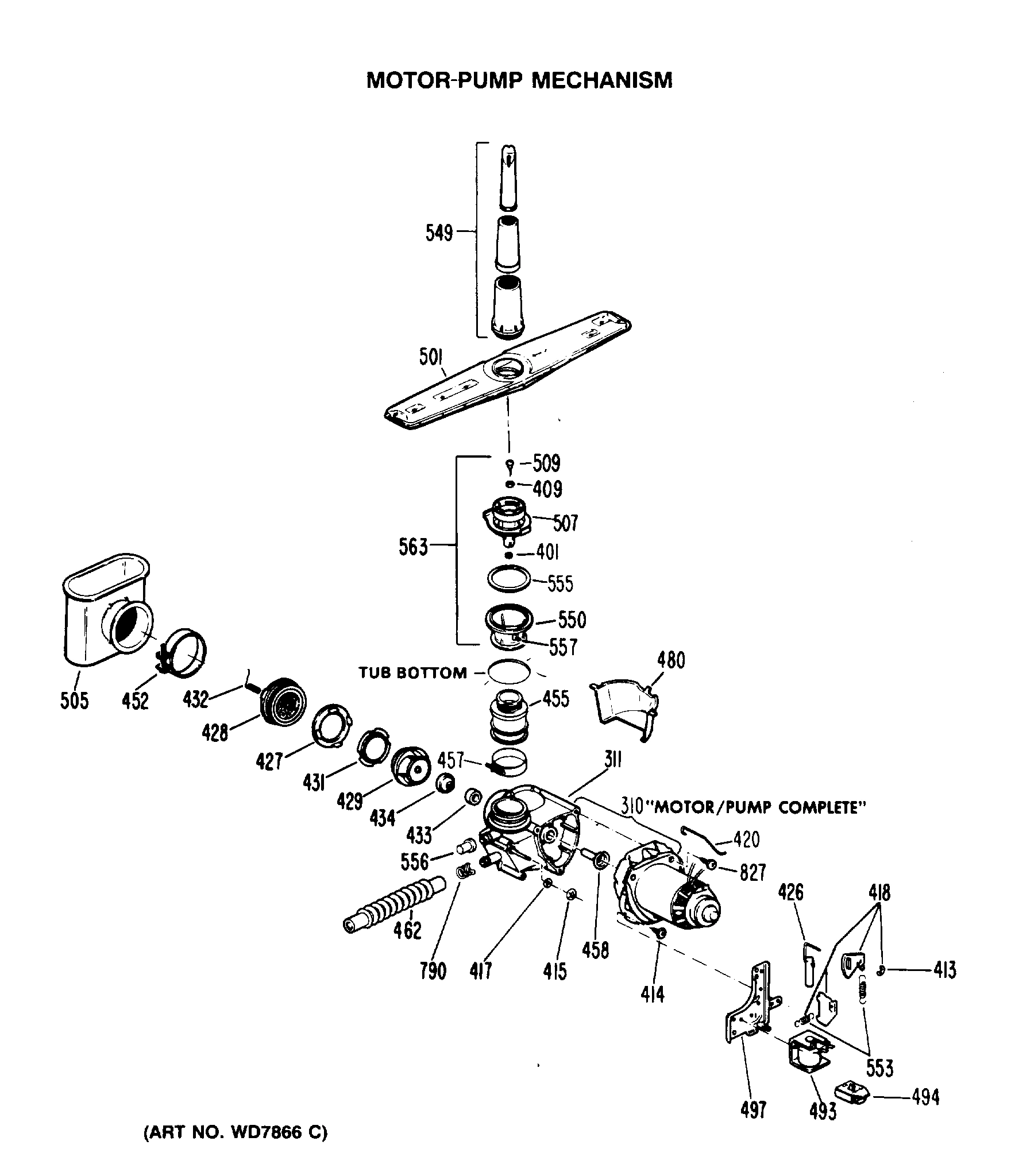 MOTOR-PUMP MECHANISM