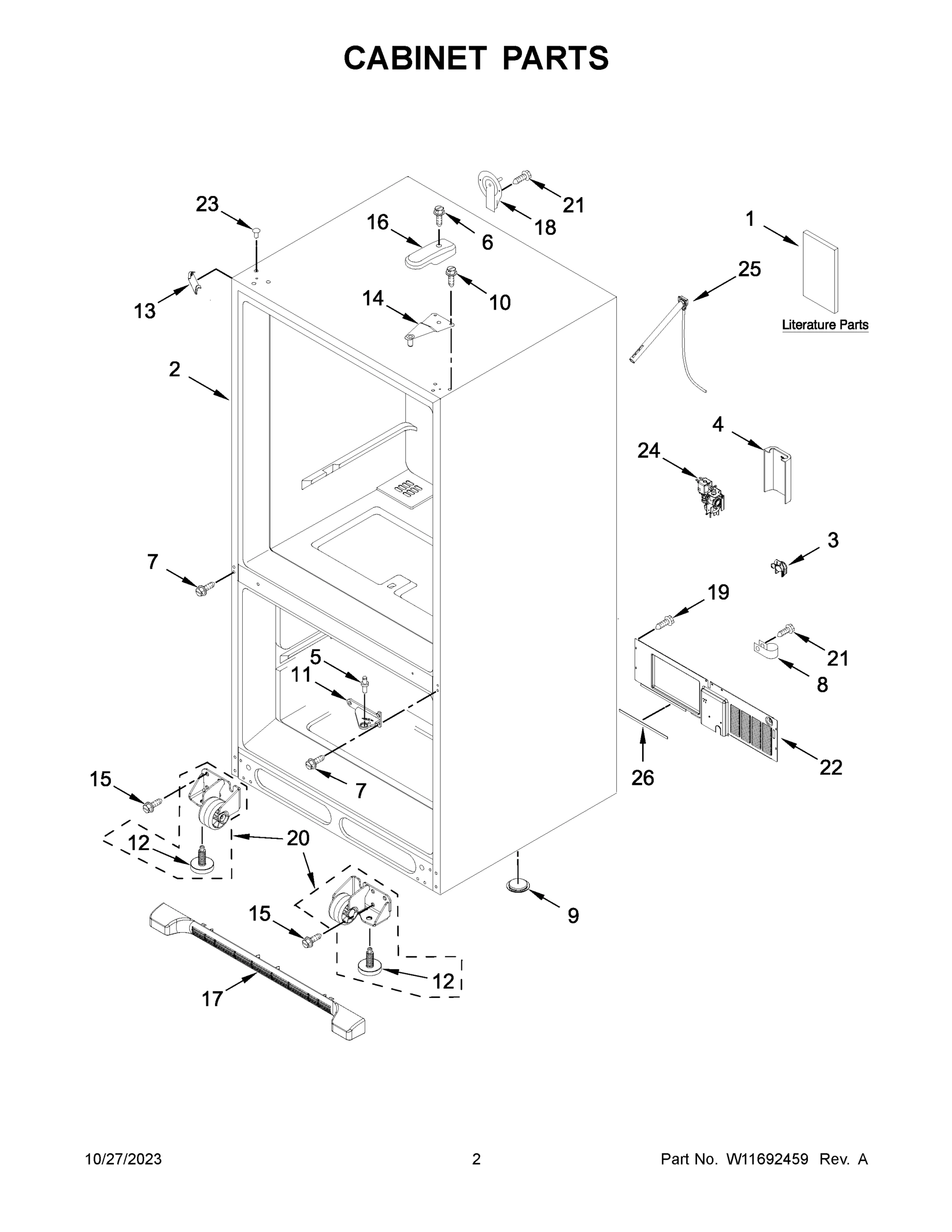 02 - CABINET PARTS