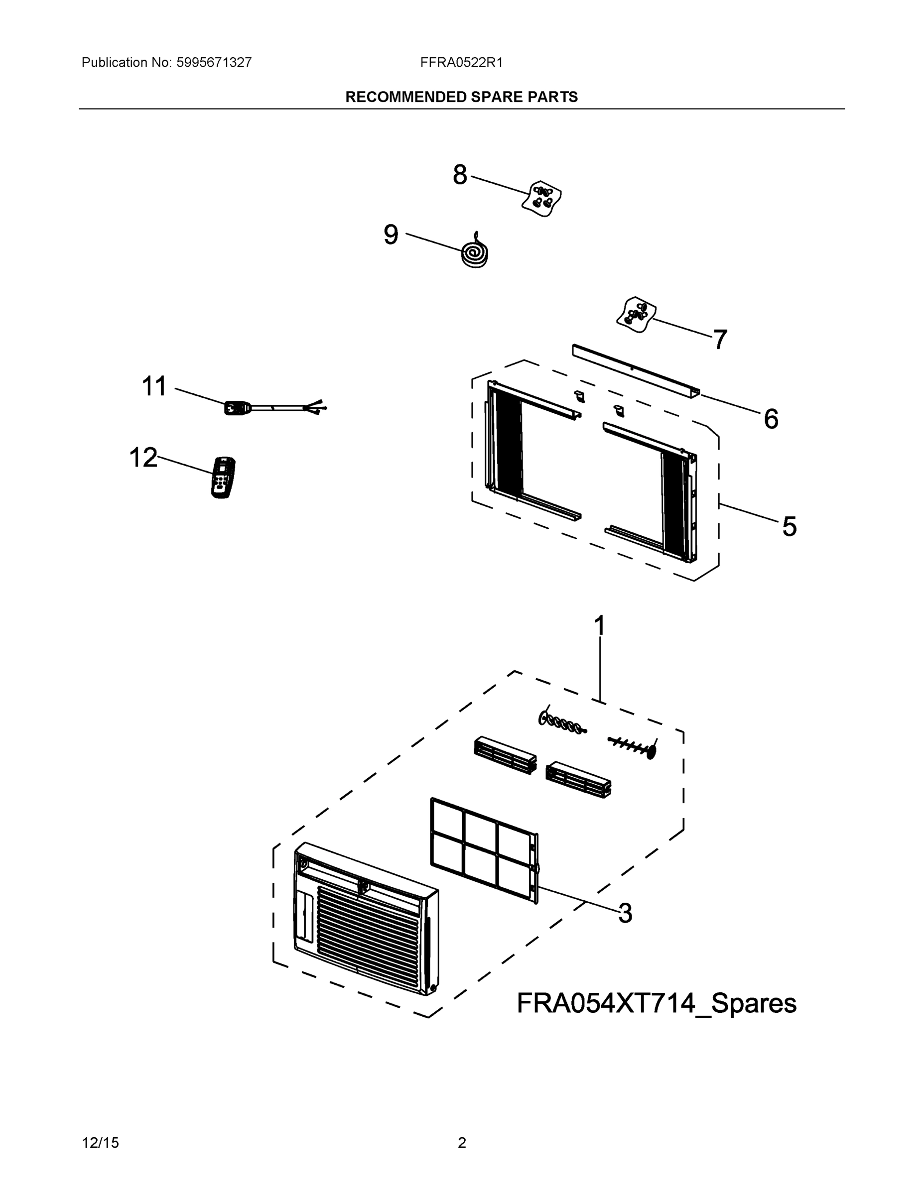 02 - RECOMMENDED SPARE PARTS