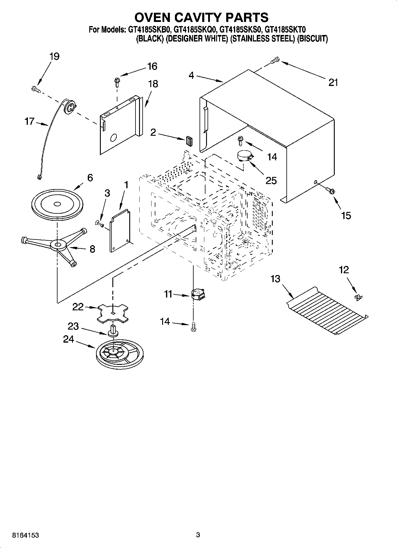 03 - OVEN CAVITY PARTS