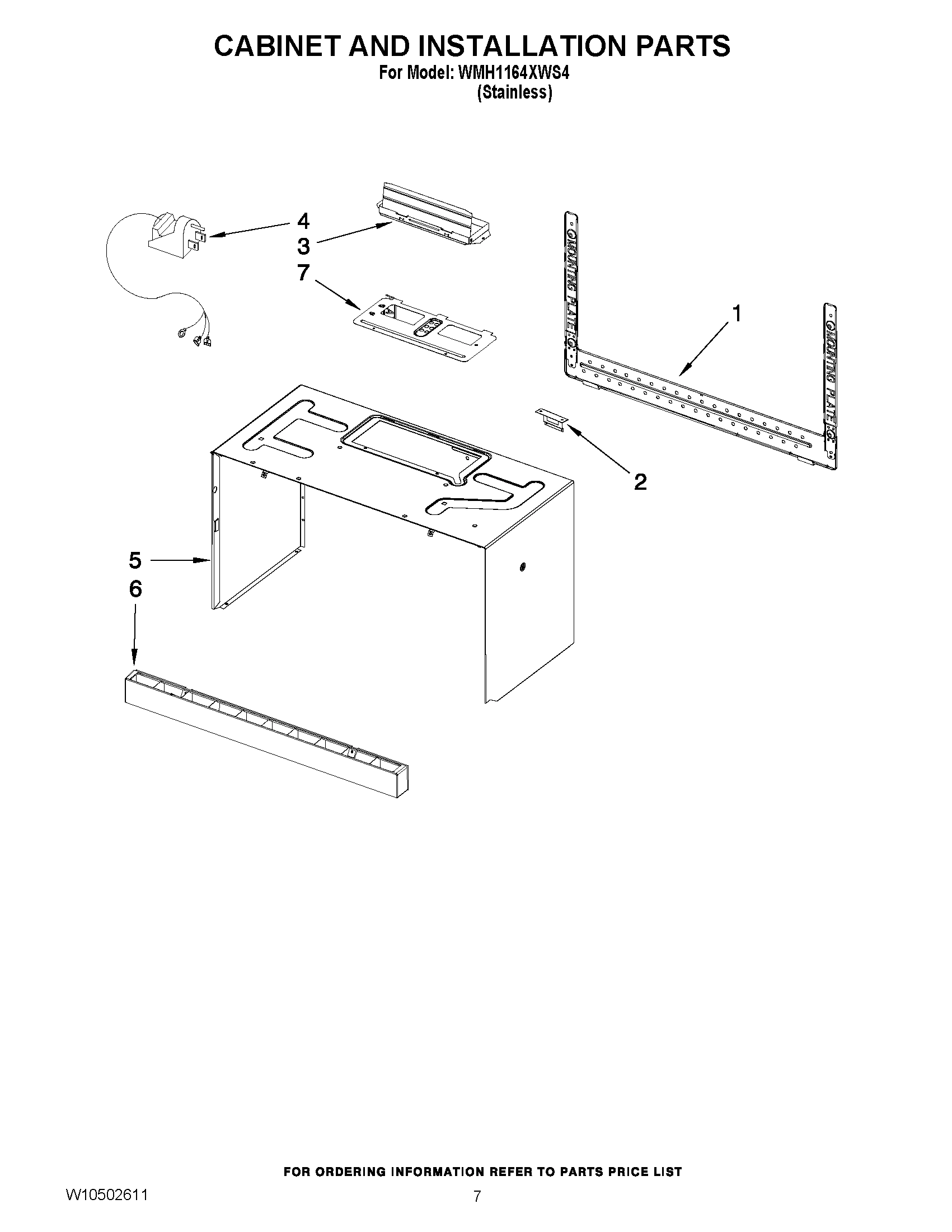 06 - CABINET AND INSTALLATION PARTS