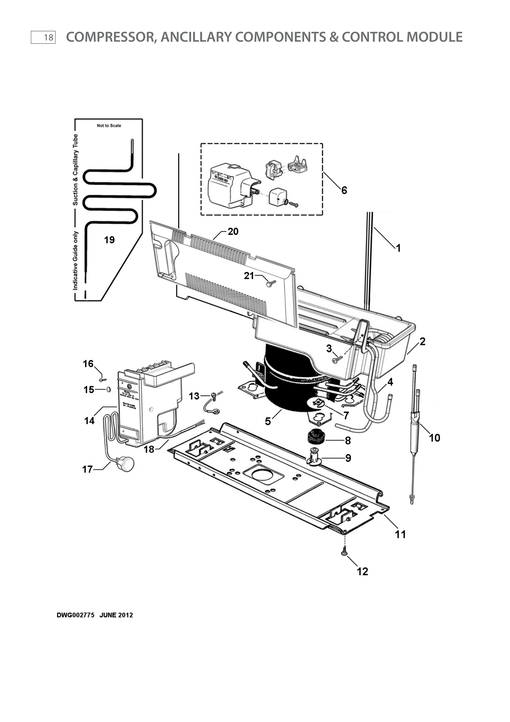 COMPRESSOR, ANCILLARY COMPONENTS & CONTROL MODULE