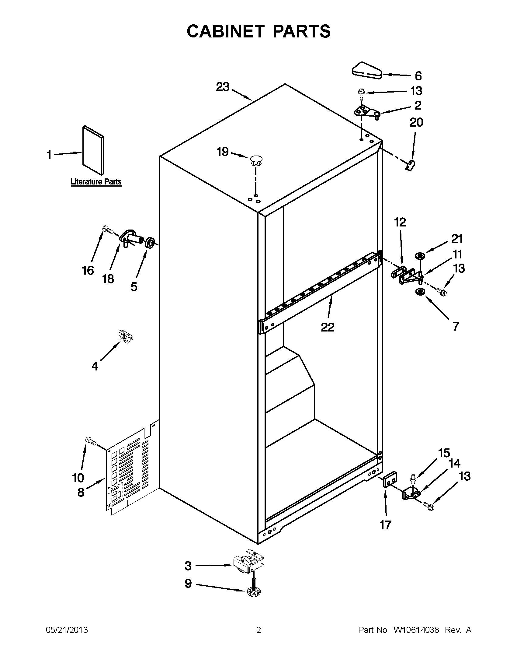 01 - CABINET PARTS