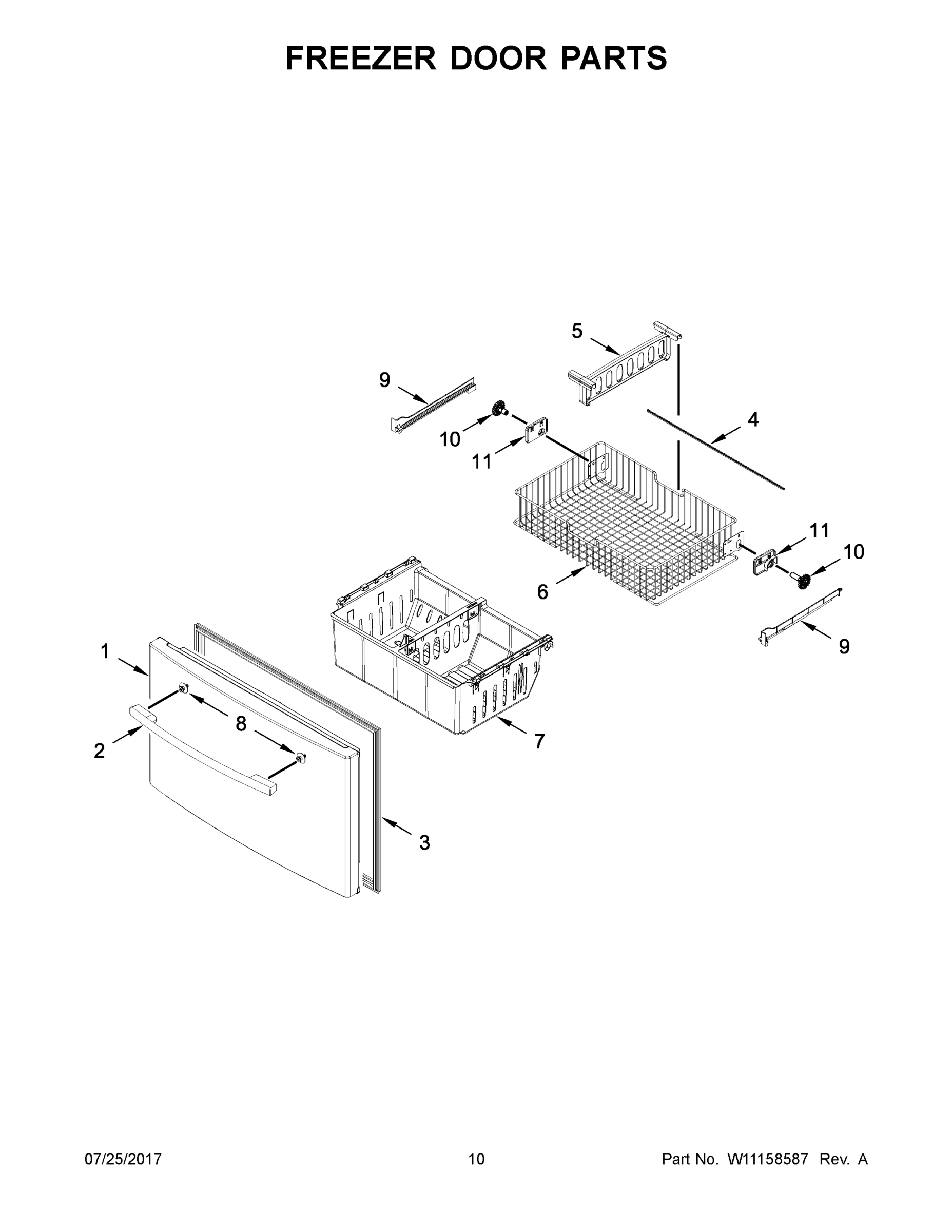 06 - FREEZER DOOR PARTS