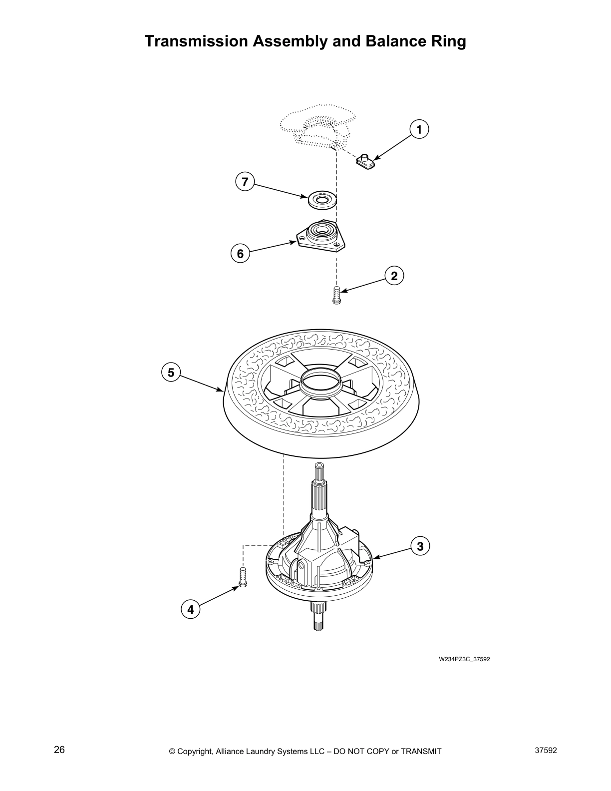Transmission Assembly and Balance Ring