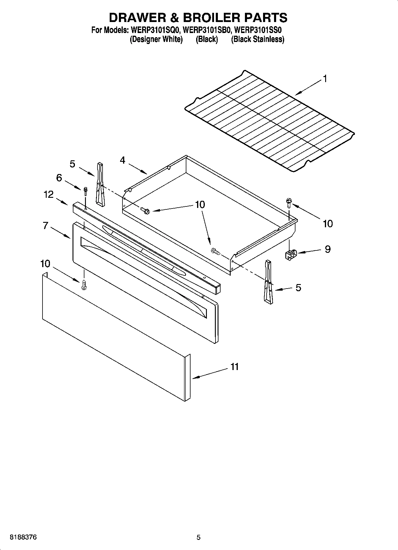 04 - DRAWER & BROILER PARTS