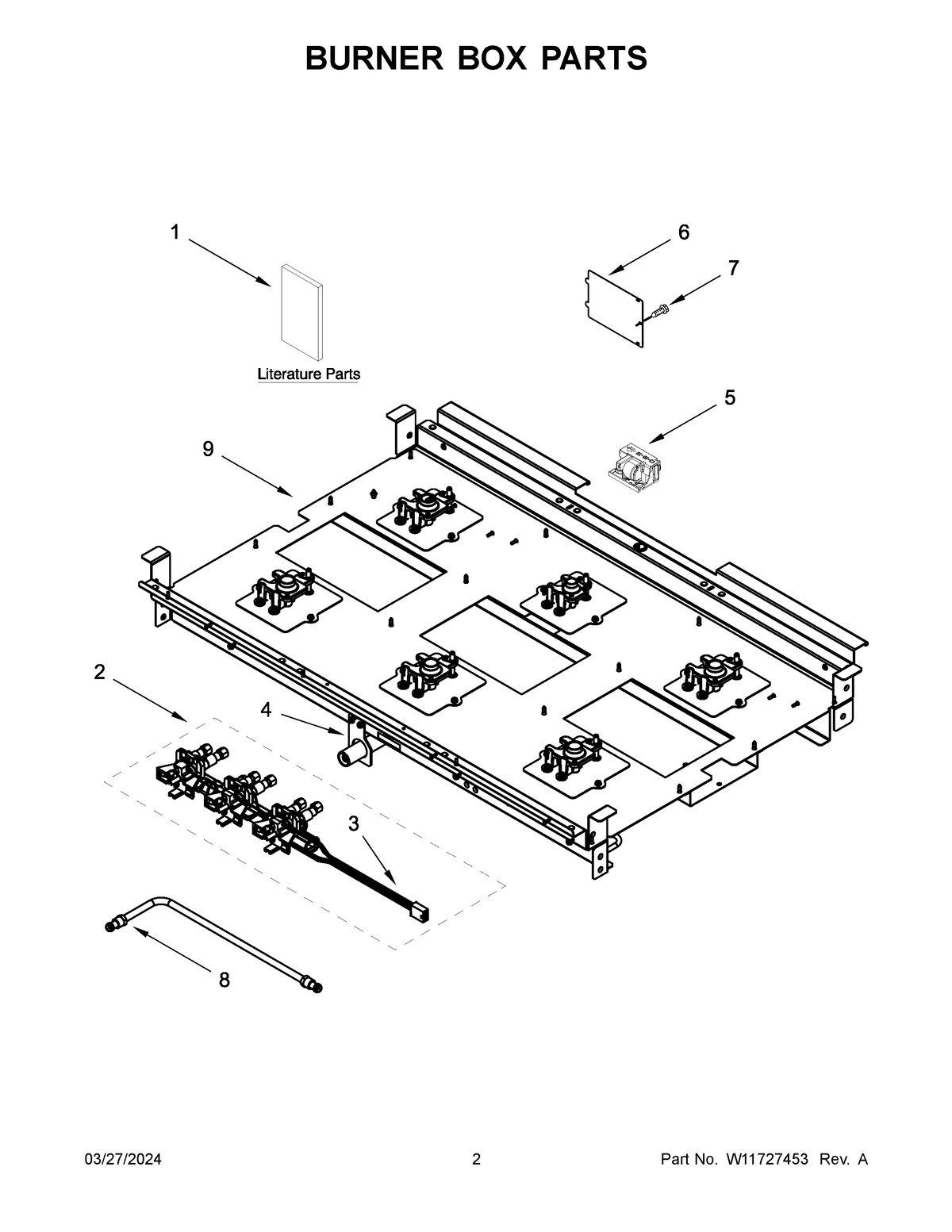 02 - BURNER BOX PARTS