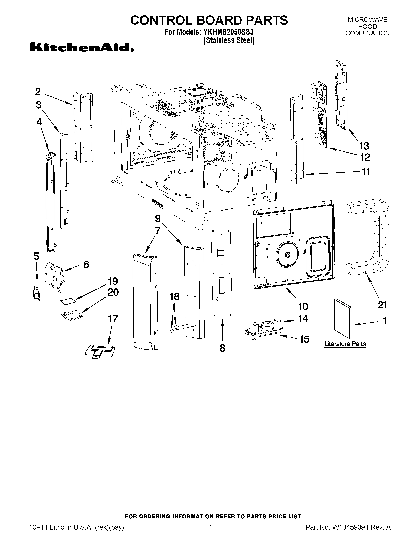 01 - CONTROL BOARD PARTS