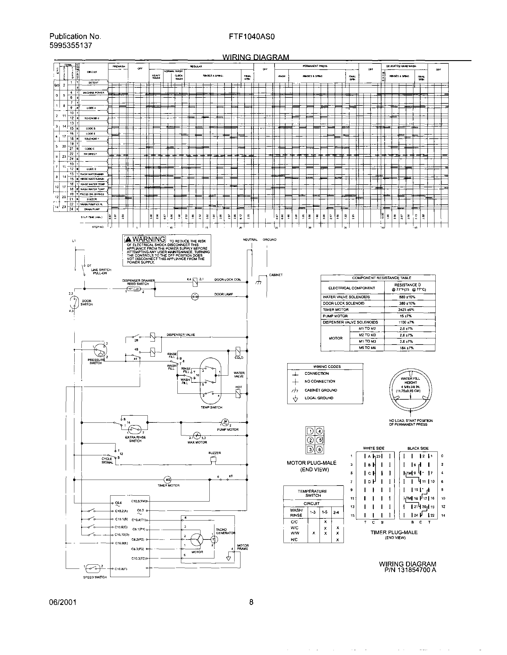 08 - 131854700 WIRING DIAGRAM