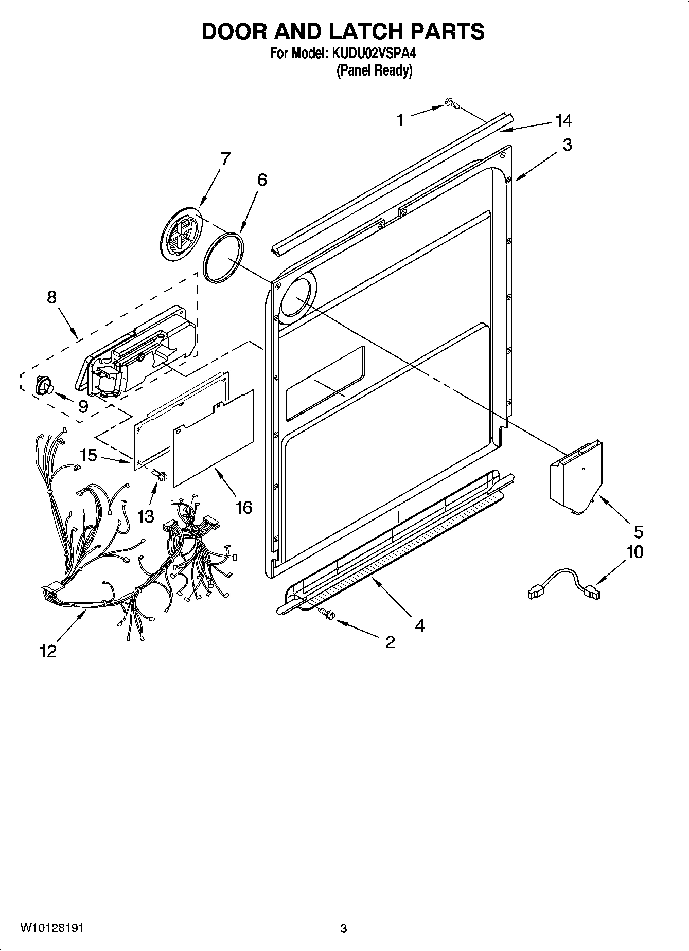 03 - DOOR AND LATCH PARTS
