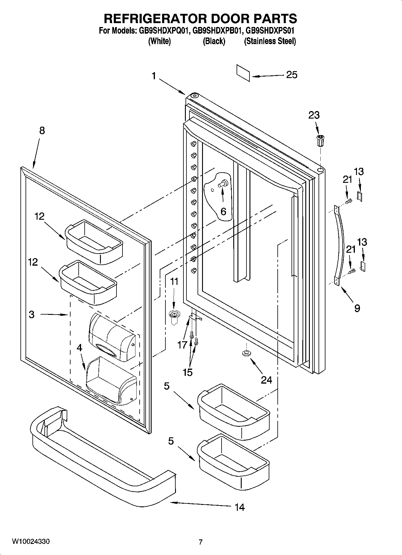 05 - REFRIGERATOR DOOR PARTS