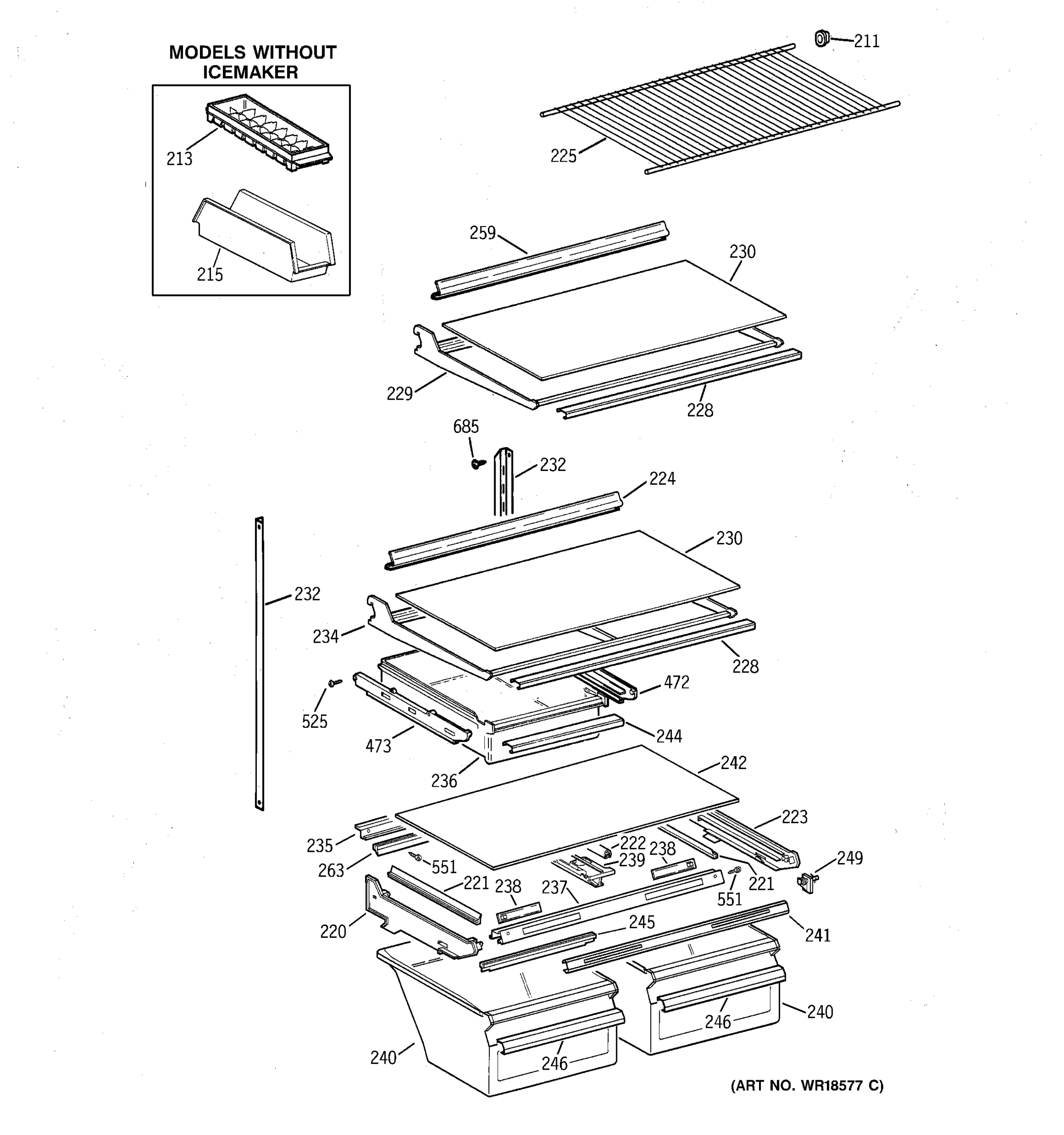 SHELF PARTS