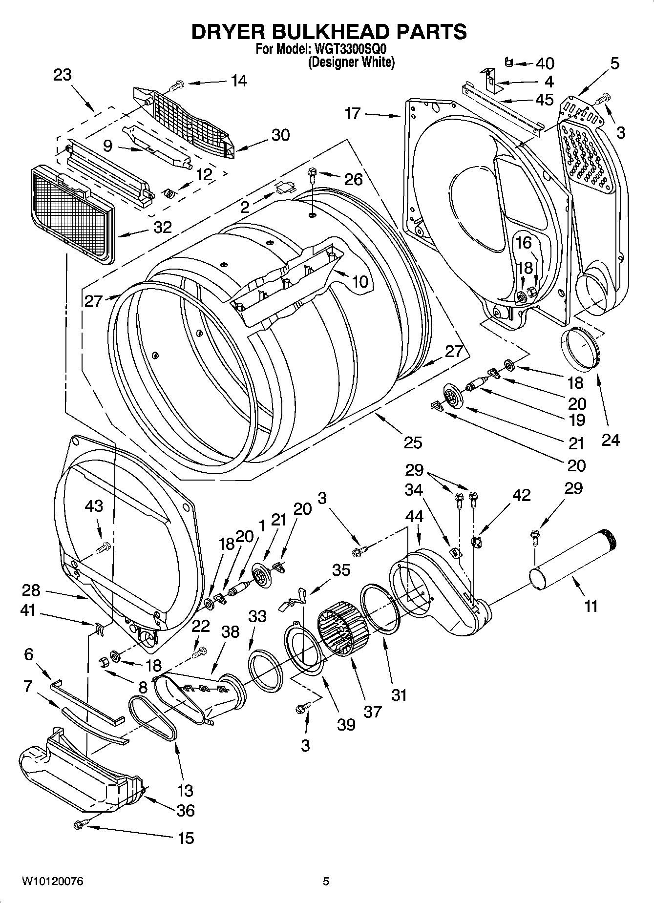 04 - DRYER BULKHEAD PARTS