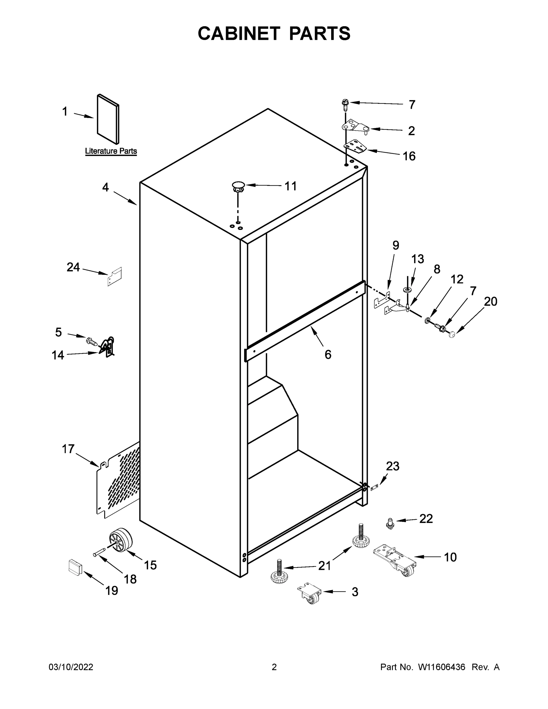 02 - CABINET PARTS