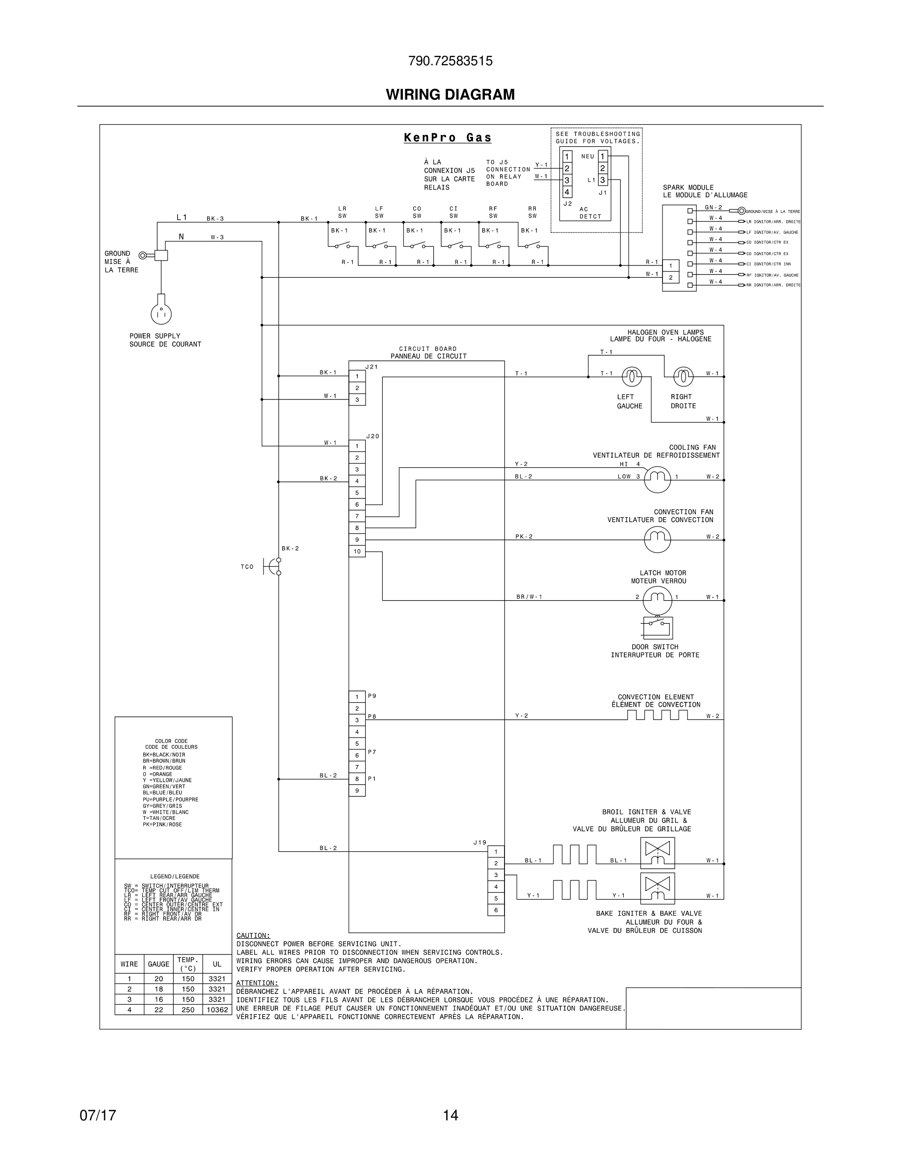 14 - WIRING DIAGRAM