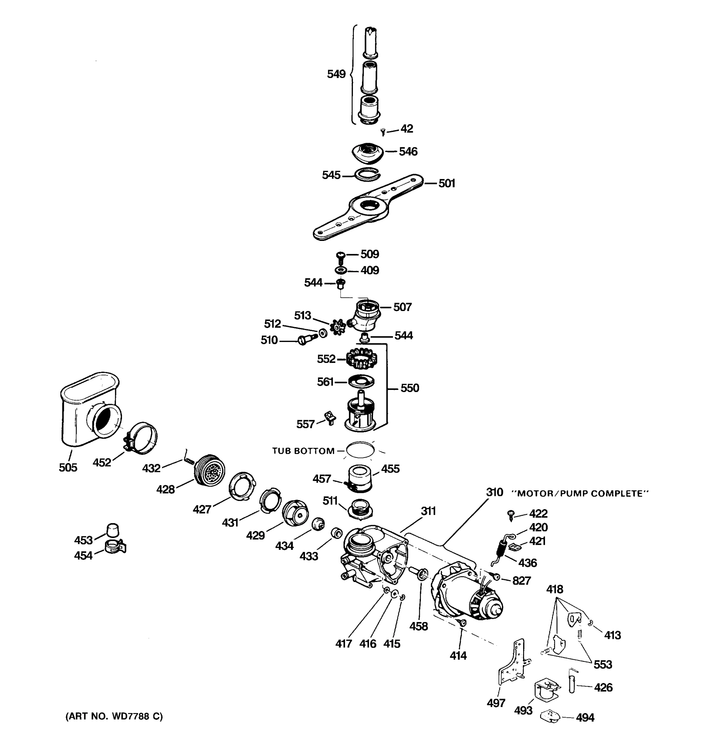 MOTOR-PUMP MECHANISM