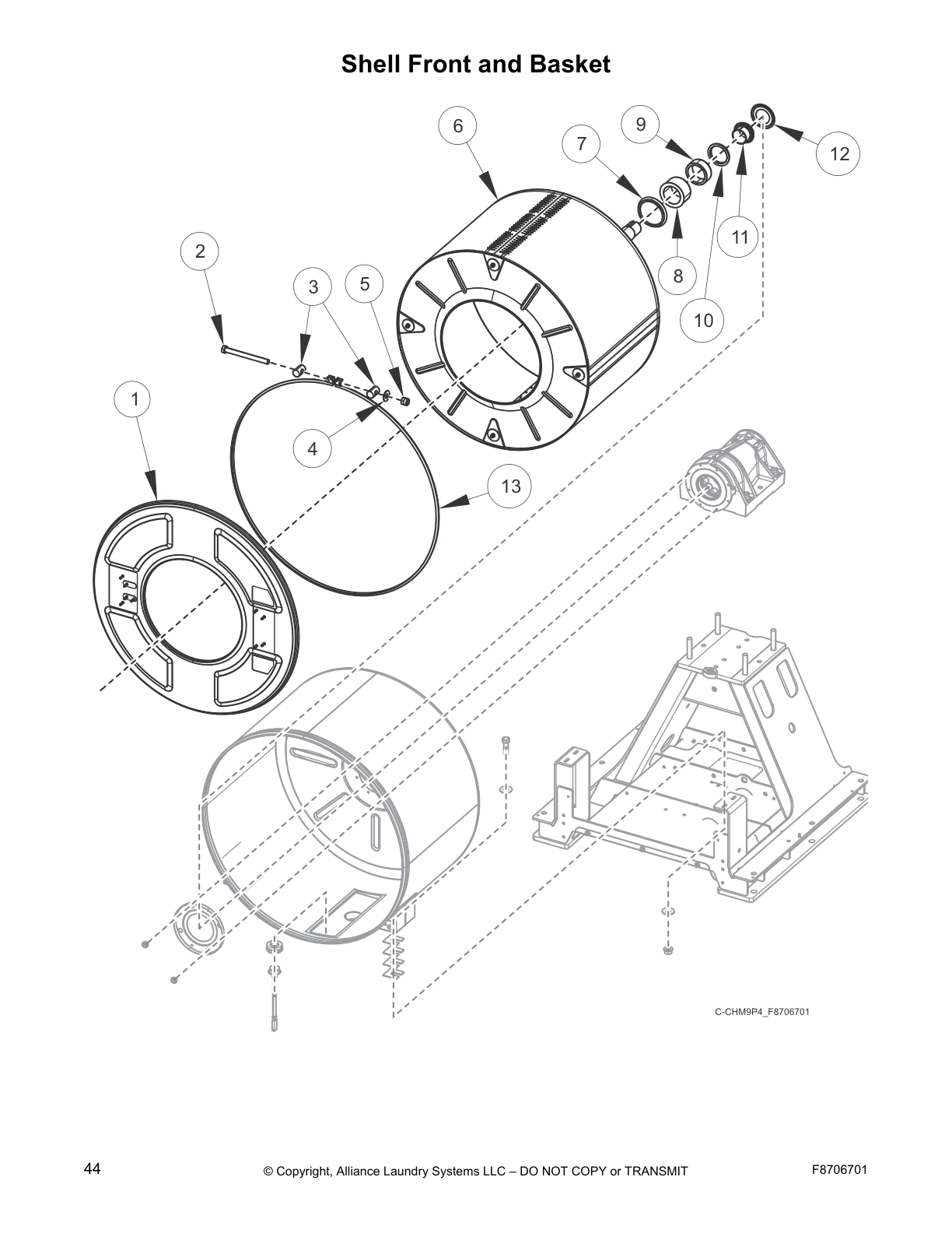 Shell Front and Basket