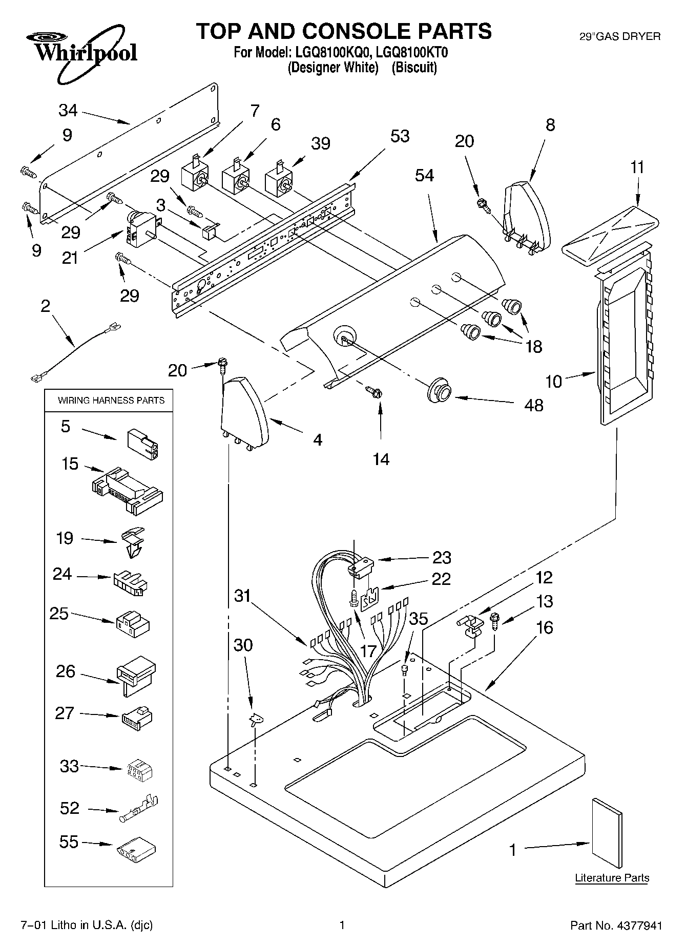 01 - TOP AND CONSOLE, LITERATURE