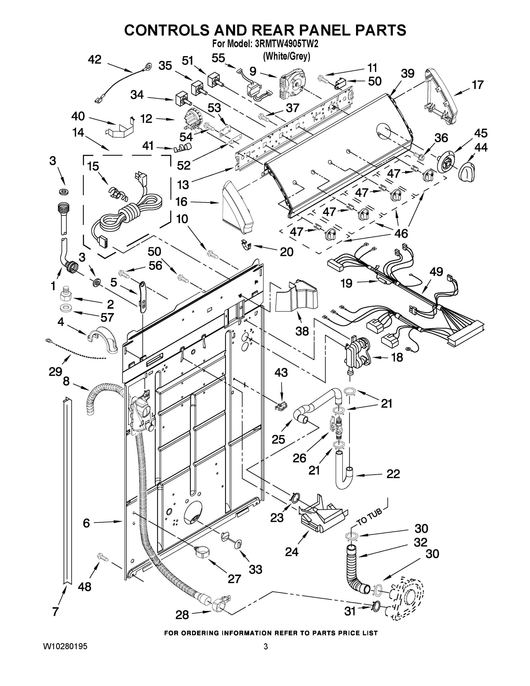 02 - CONTROLS AND REAR PANEL PARTS