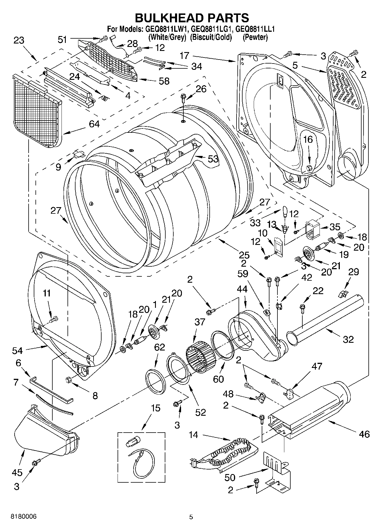 03 - BULKHEAD PARTS - OPTIONAL PARTS (NOT INCLUDED)
