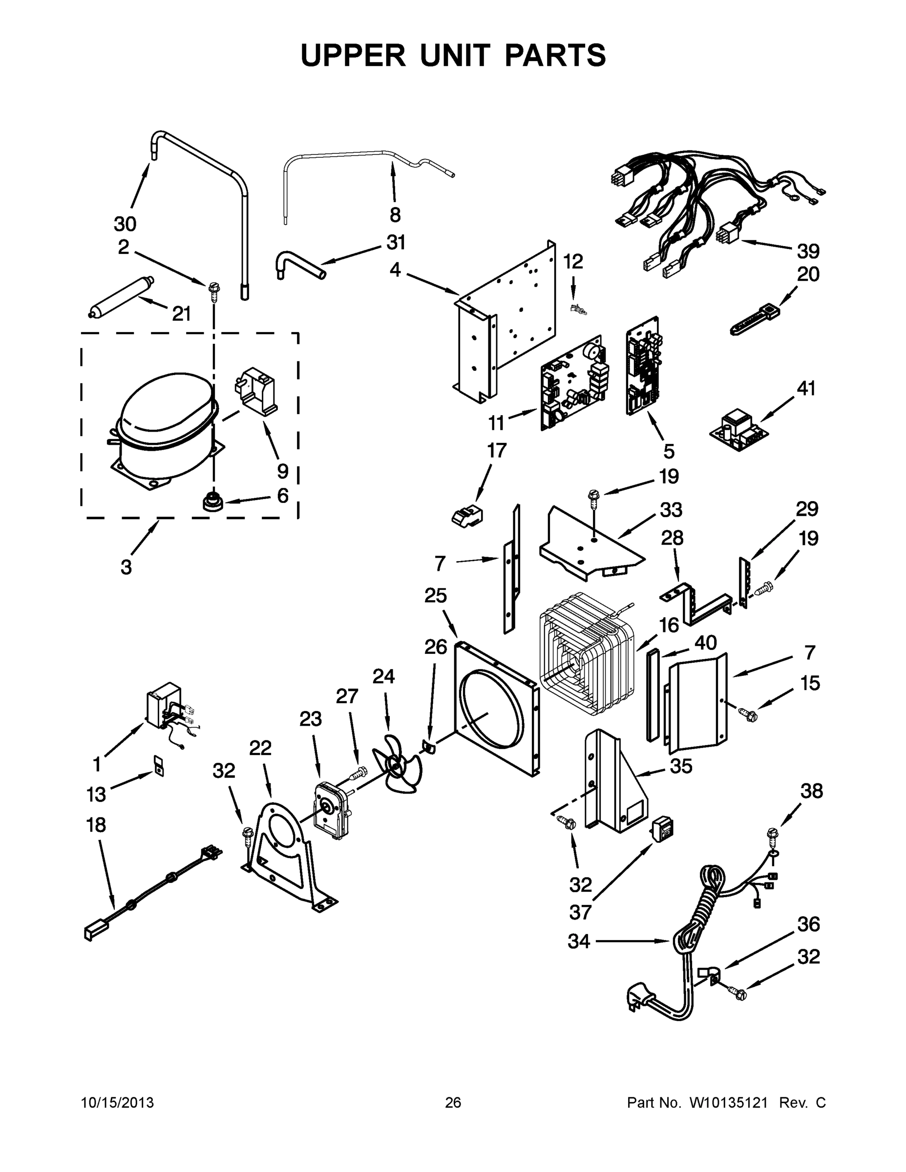 14 - UPPER UNIT PARTS