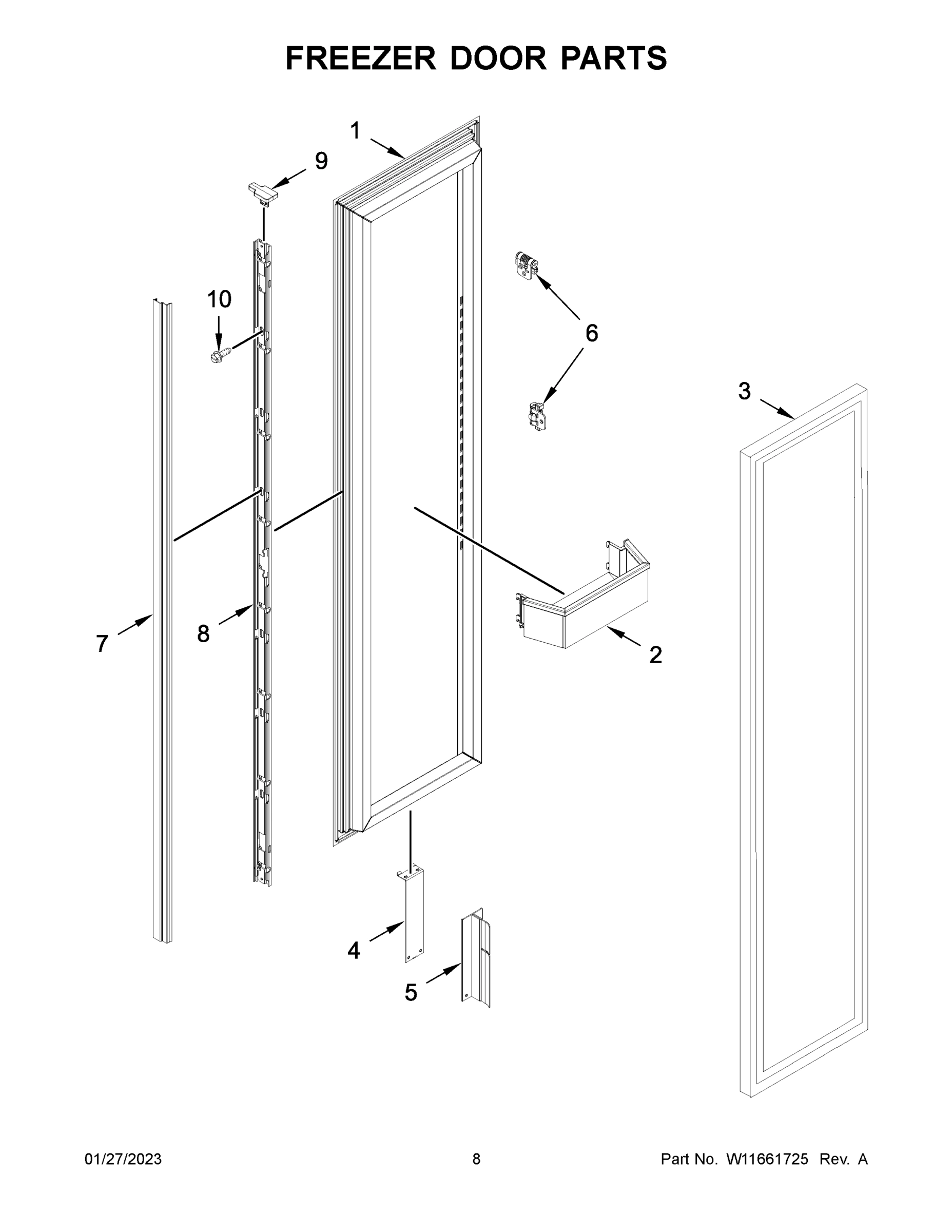 05 - FREEZER DOOR PARTS