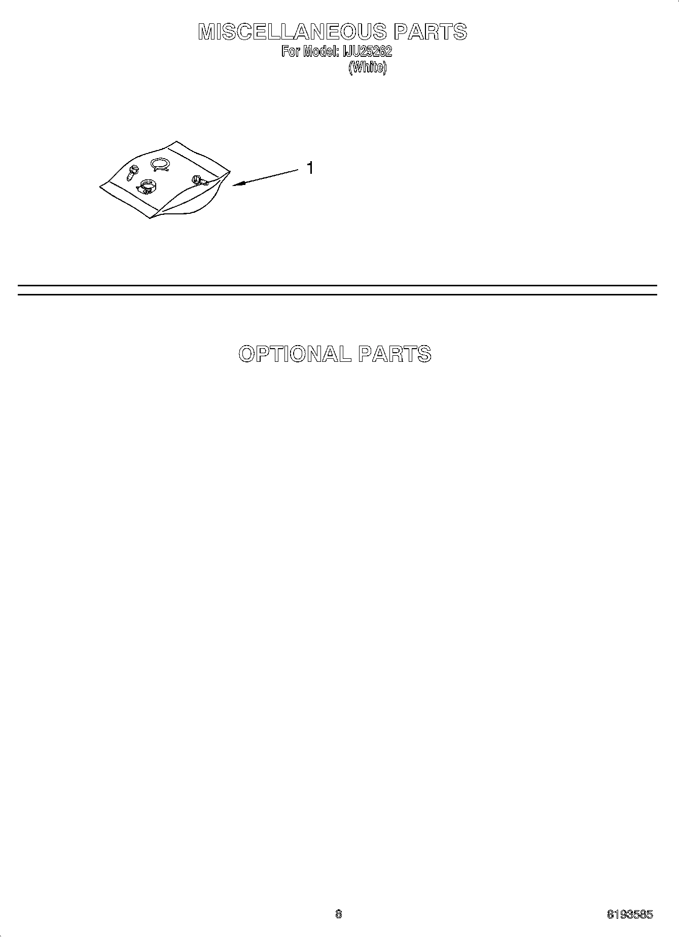 07 - MISCELLANEOUS  PARTS, OPTIONAL PARTS