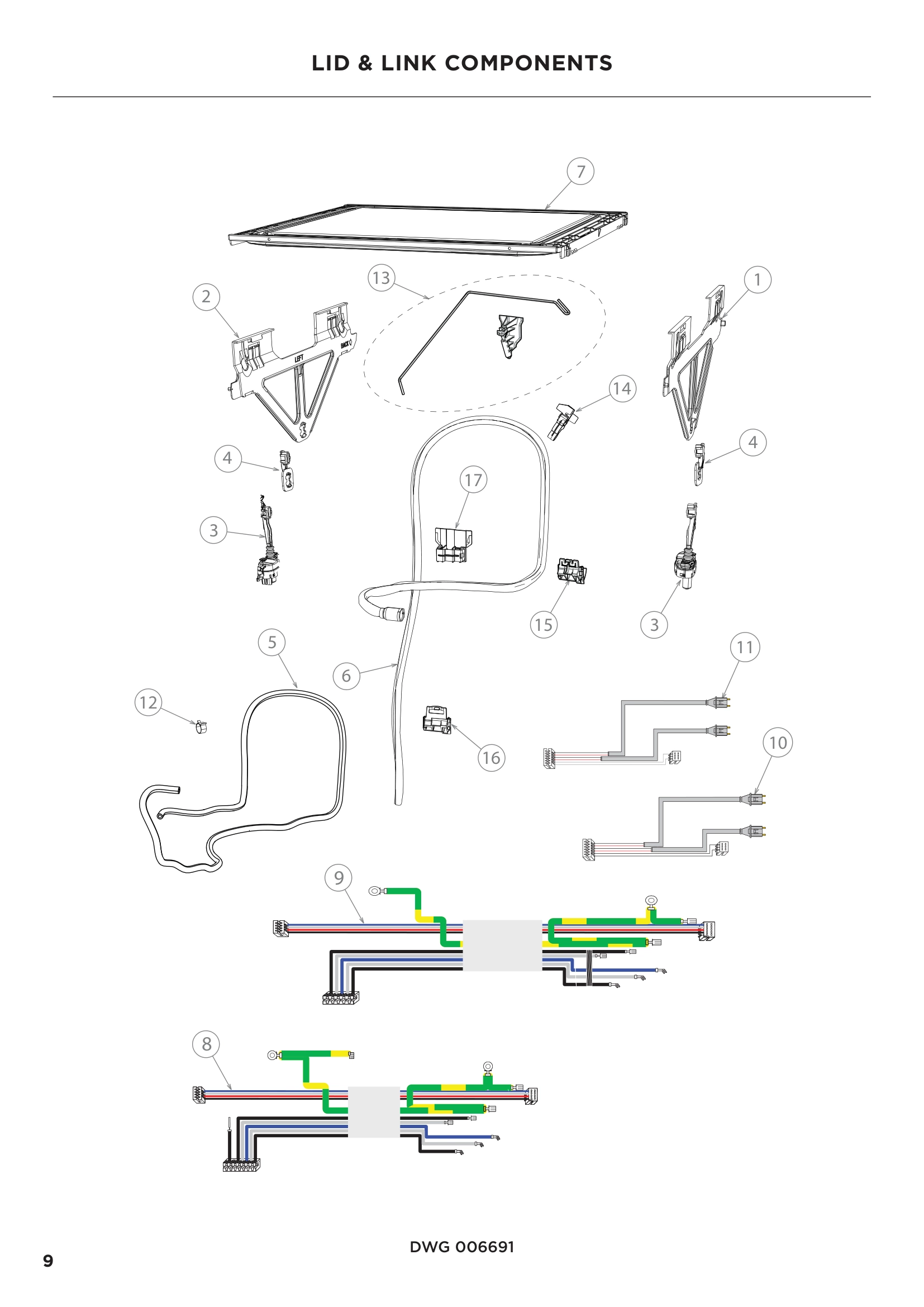 LID & LINK COMPONENTS