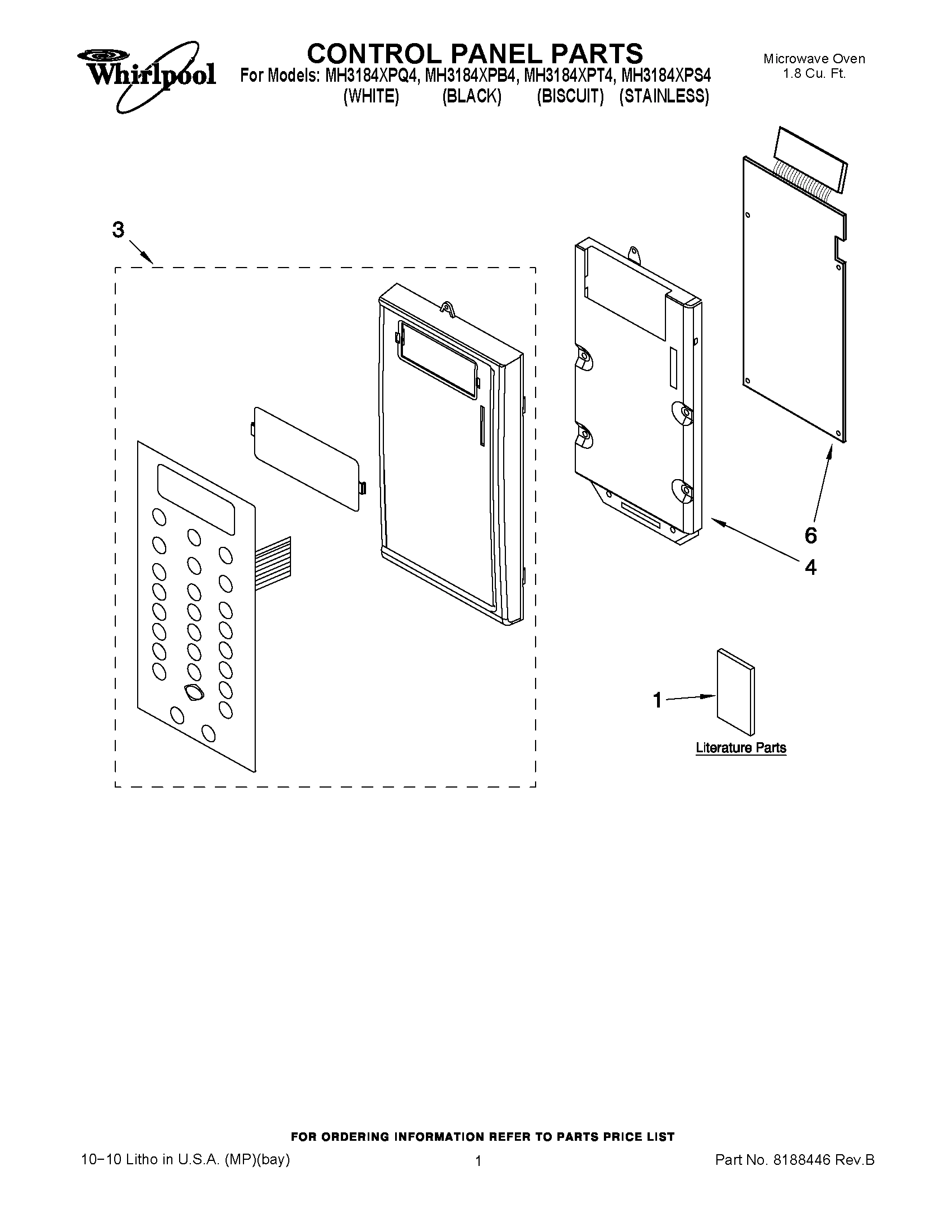 01 - CONTROL PANEL PARTS