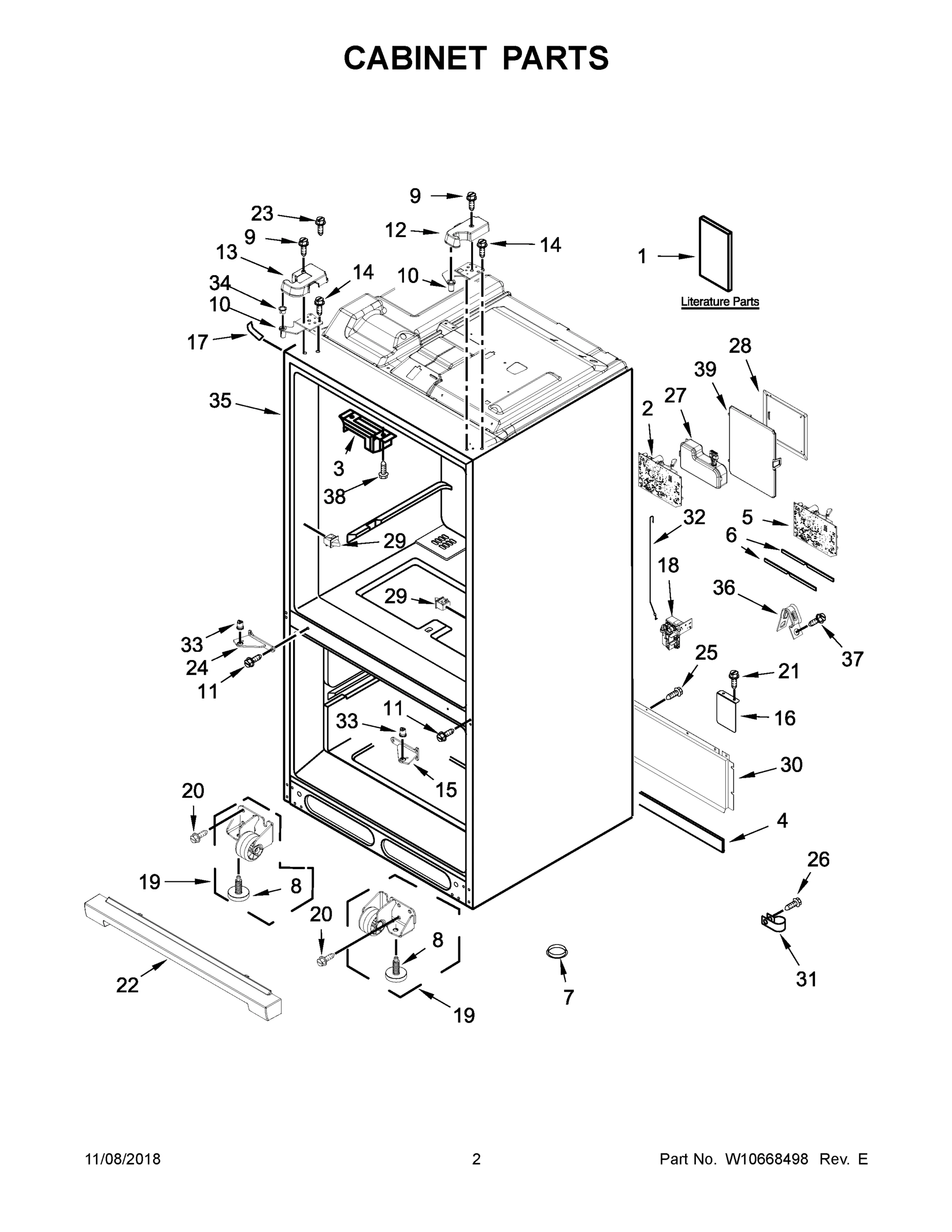 02 - CABINET PARTS