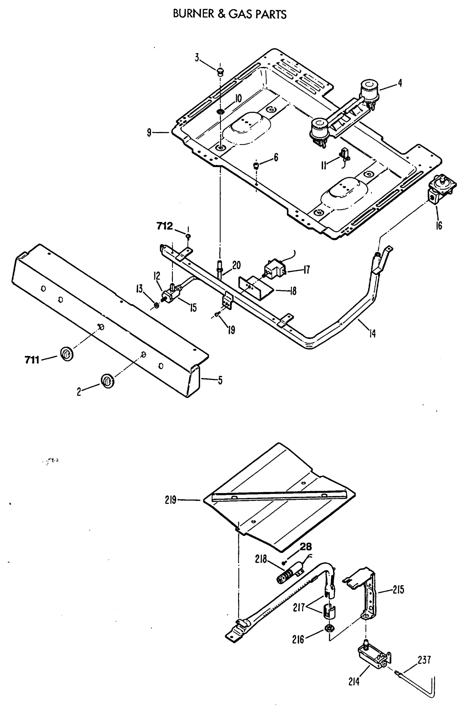 BURNER & GAS PARTS