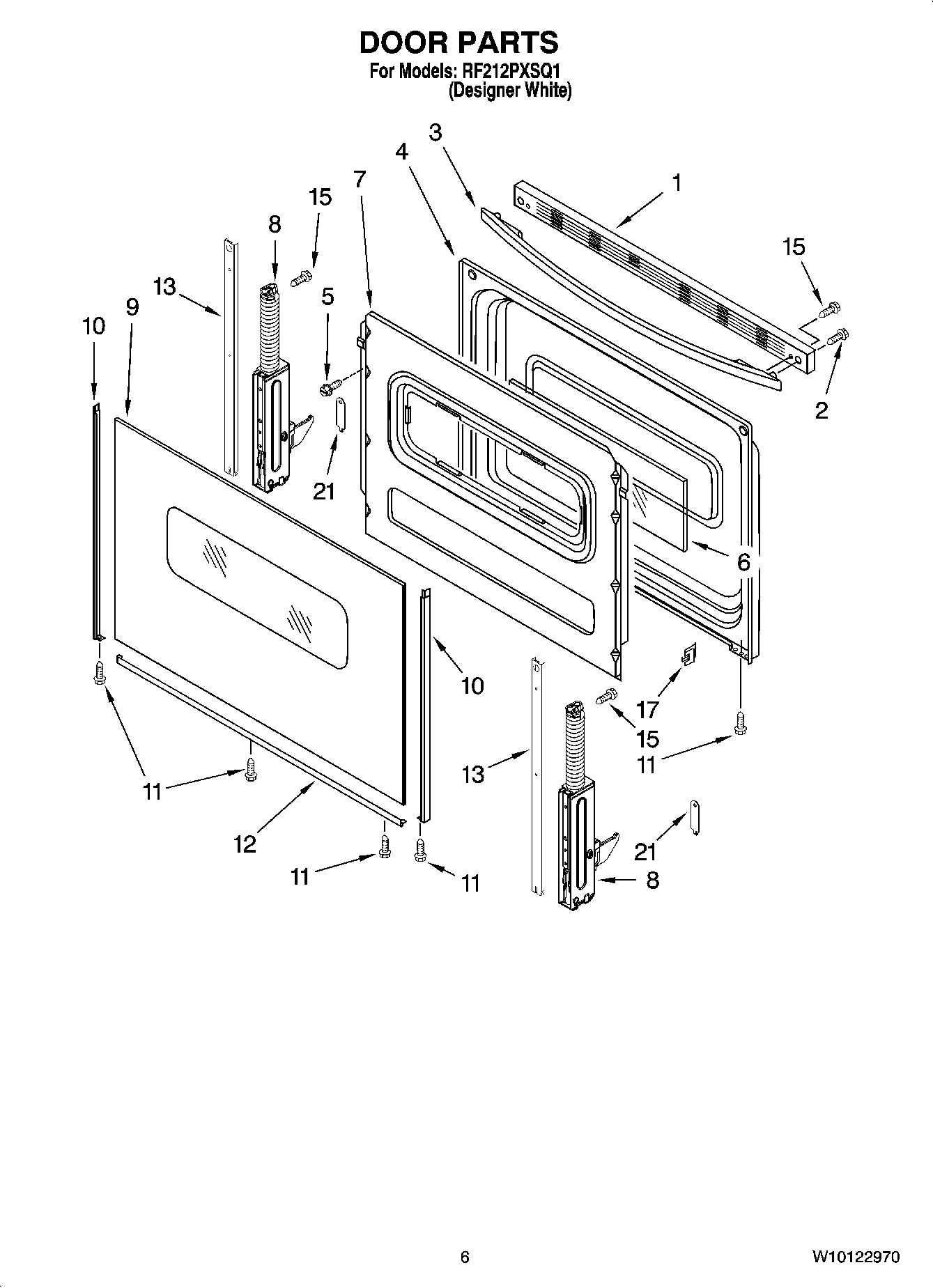 05 - DOOR PARTS, OPTIONAL PARTS (NOT INCLUDED)